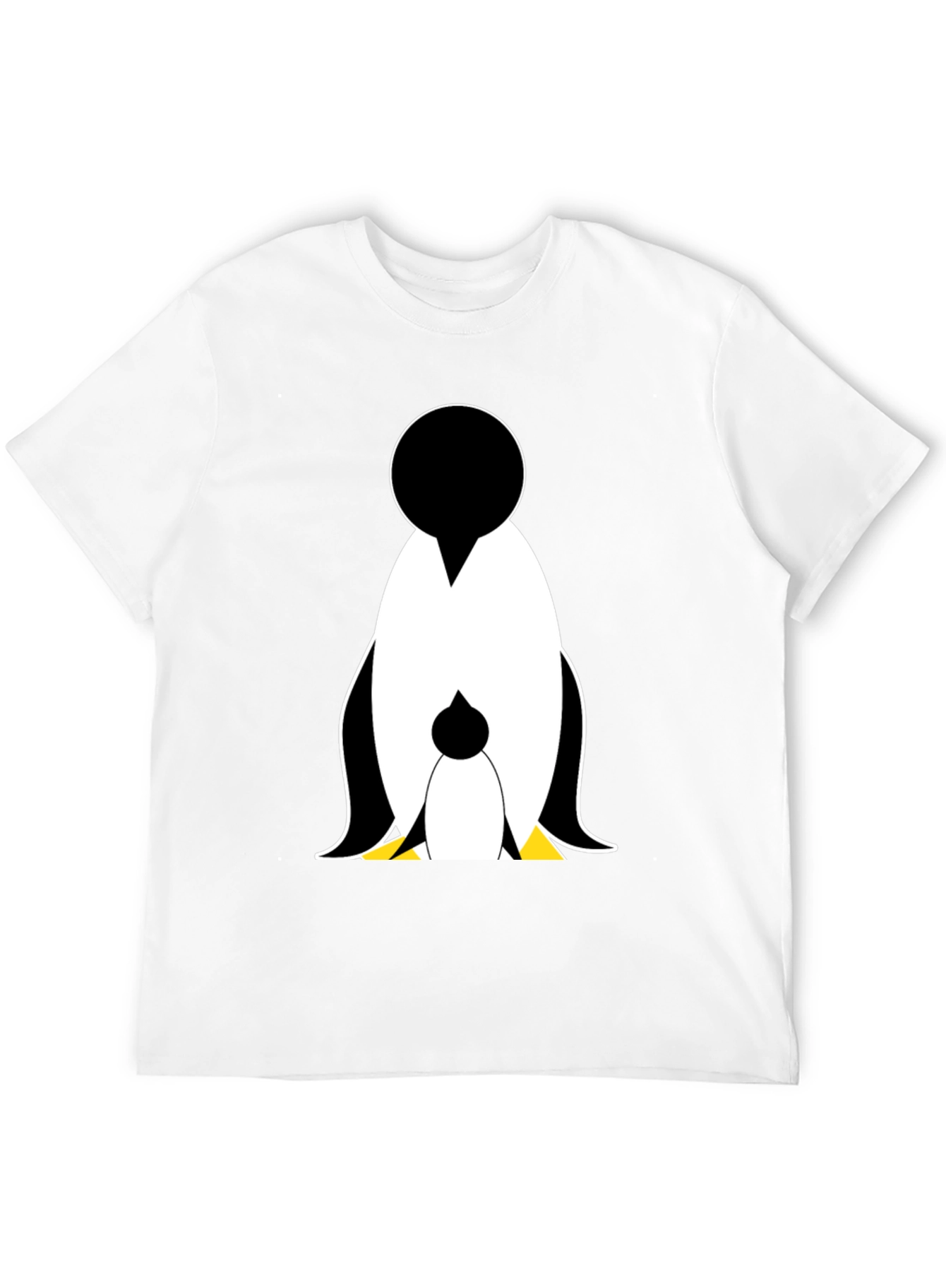 Penguin Graphic Tee - Black Cotton Casual Wear
