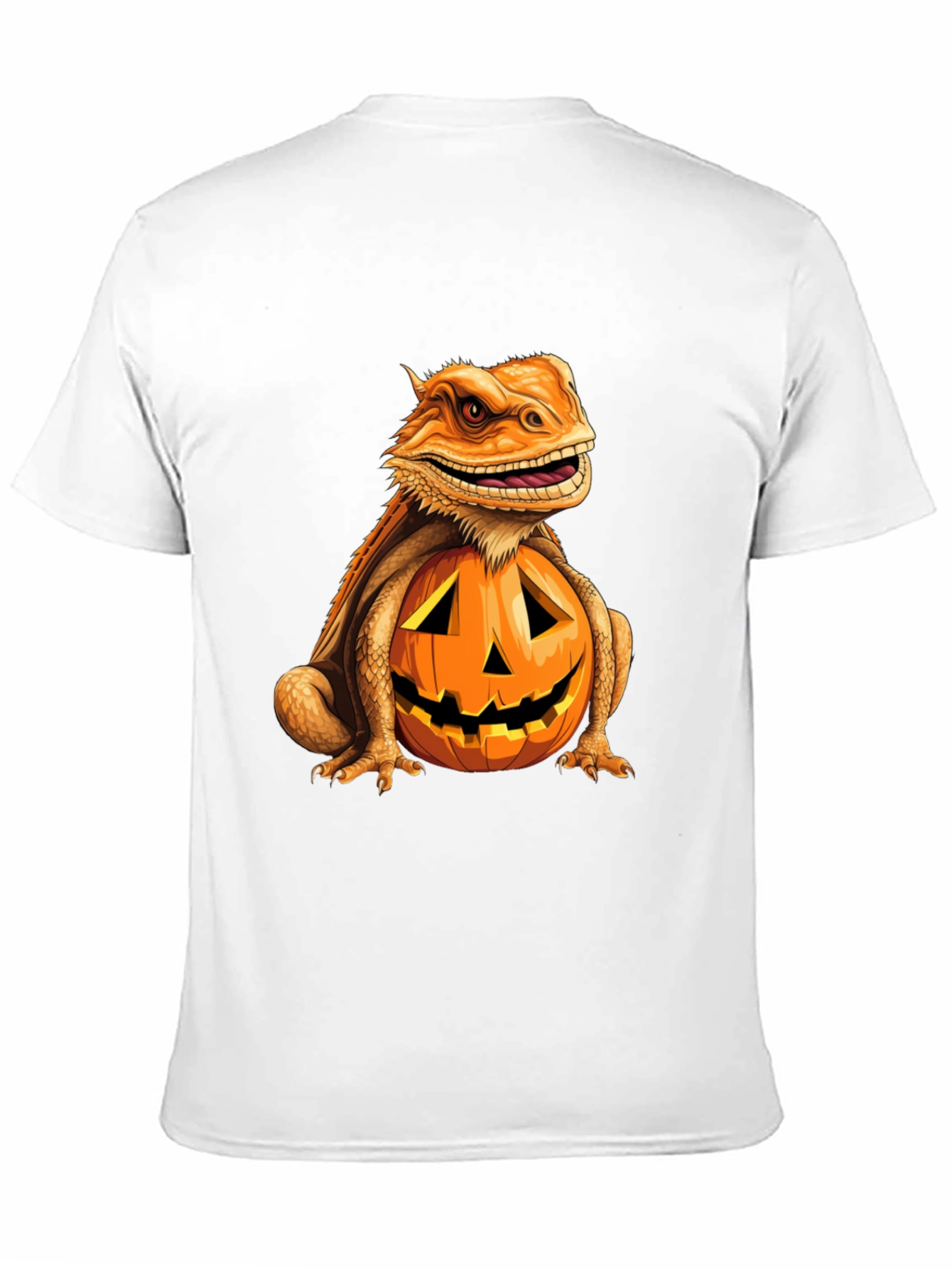 Bearded Dragon Pumpkin Halloween T-Shirt