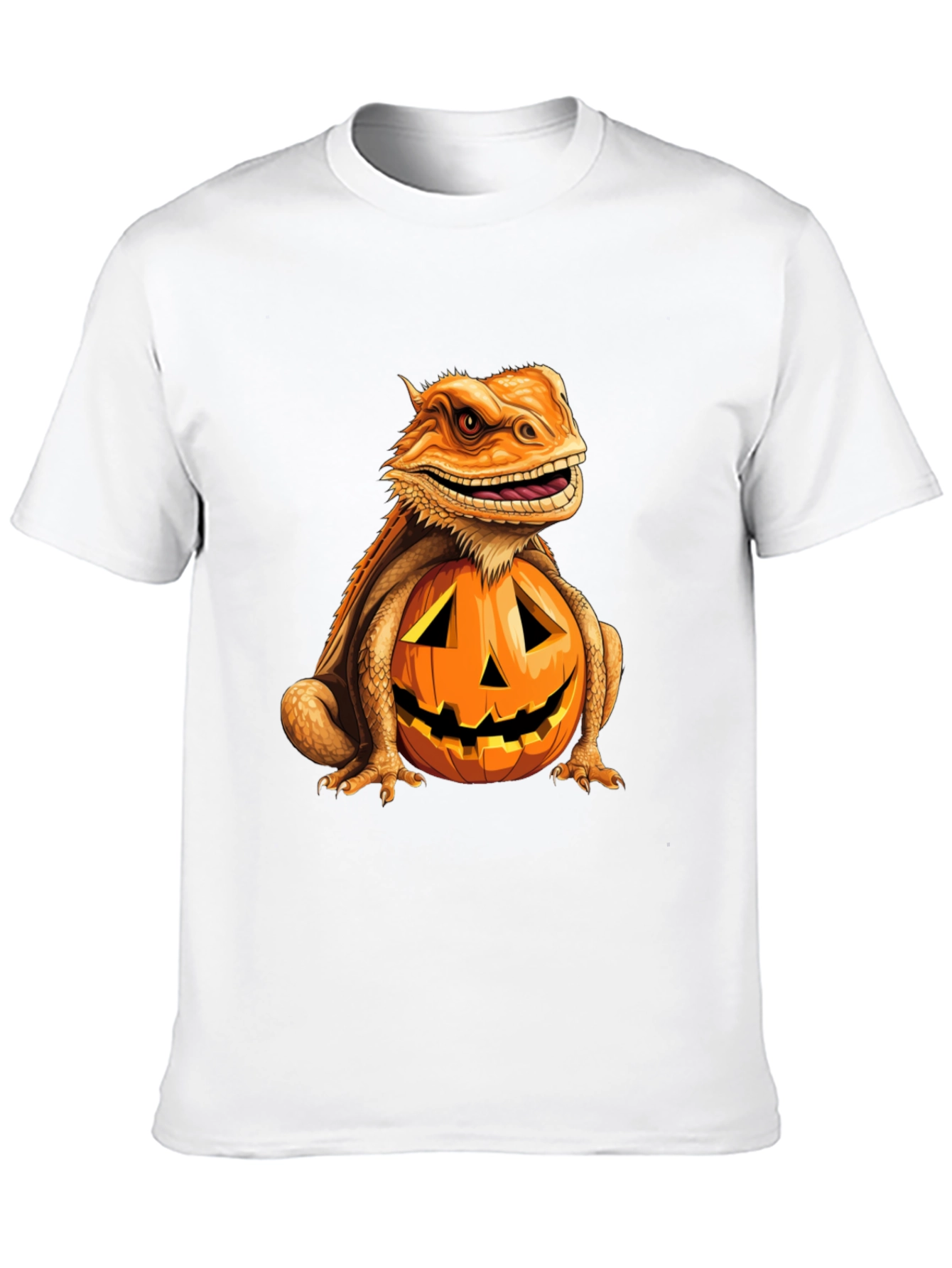 Bearded Dragon Pumpkin Halloween T-Shirt