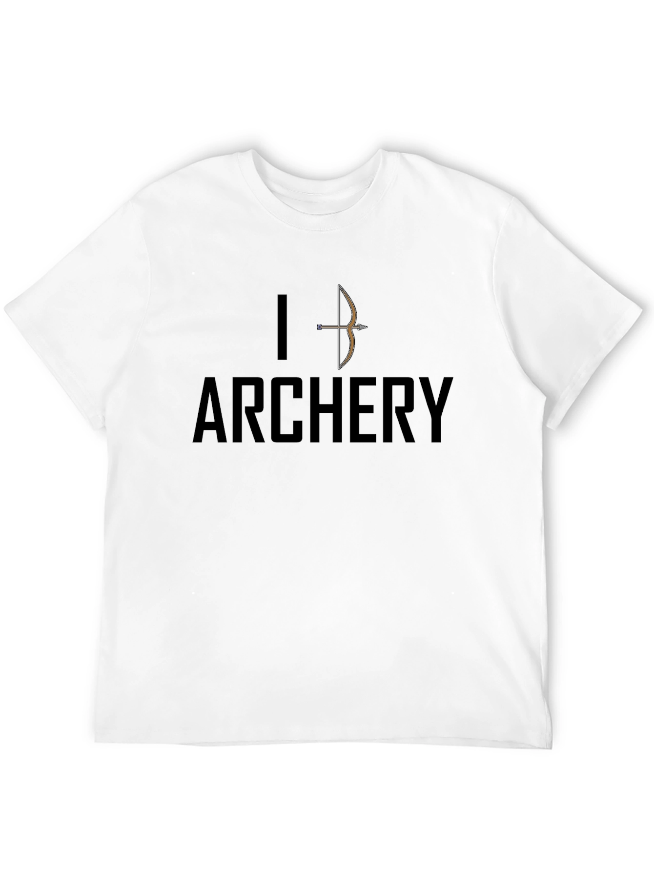 I Heart Archery Black T-Shirt