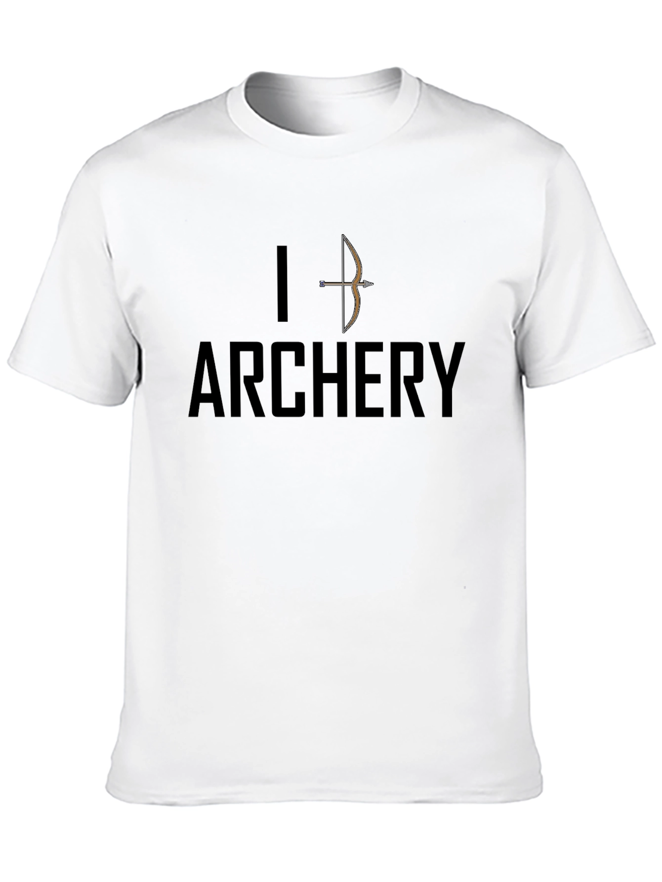 I Heart Archery Black T-Shirt