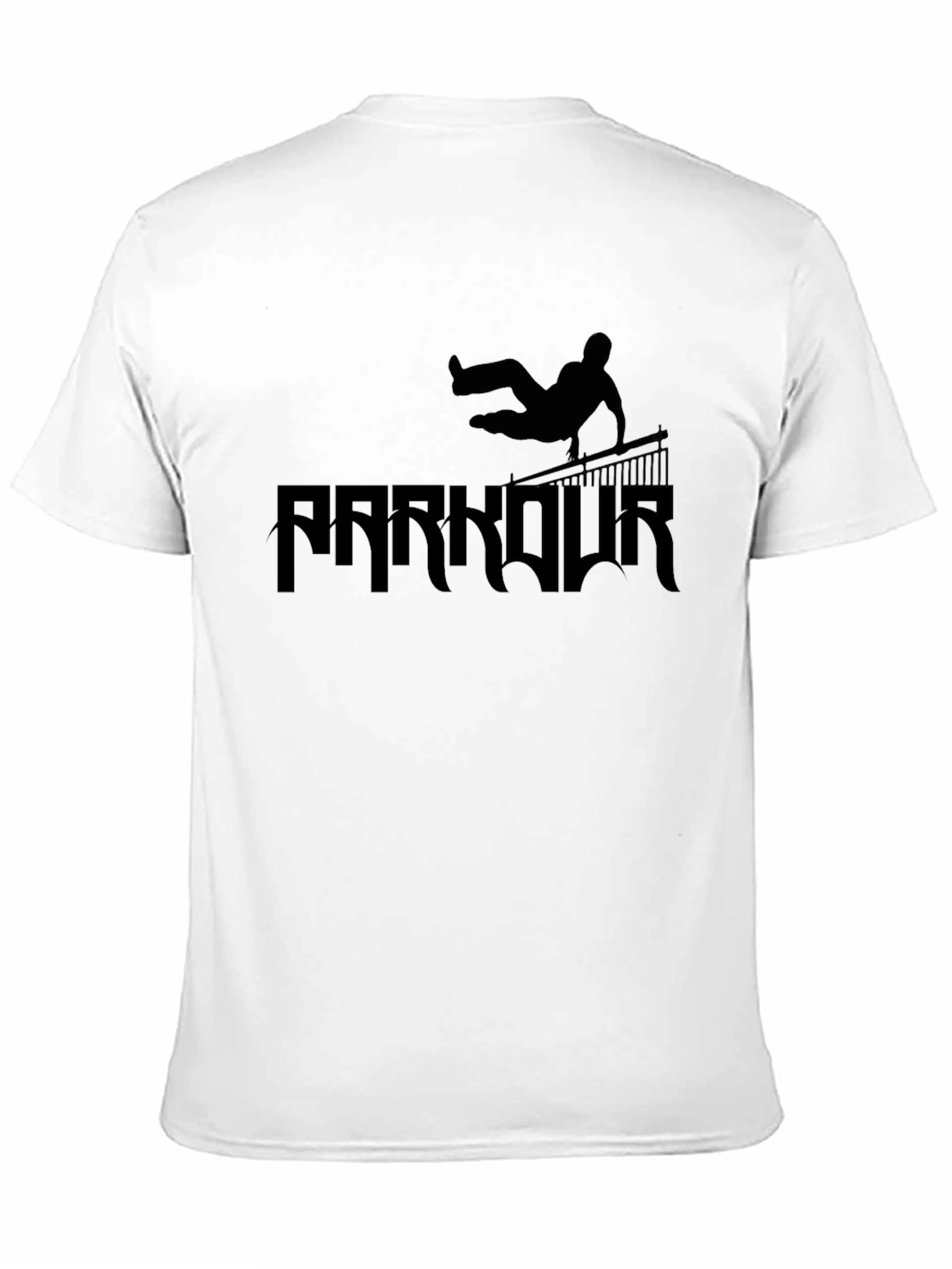 Parkour Silhouette Black T-Shirt