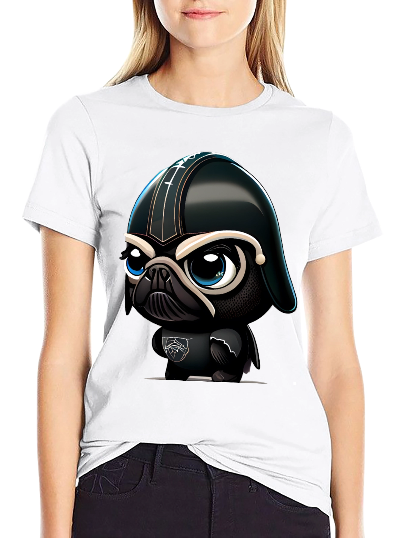 Darth Pug T-Shirt - Funny Star Wars Dog Tee