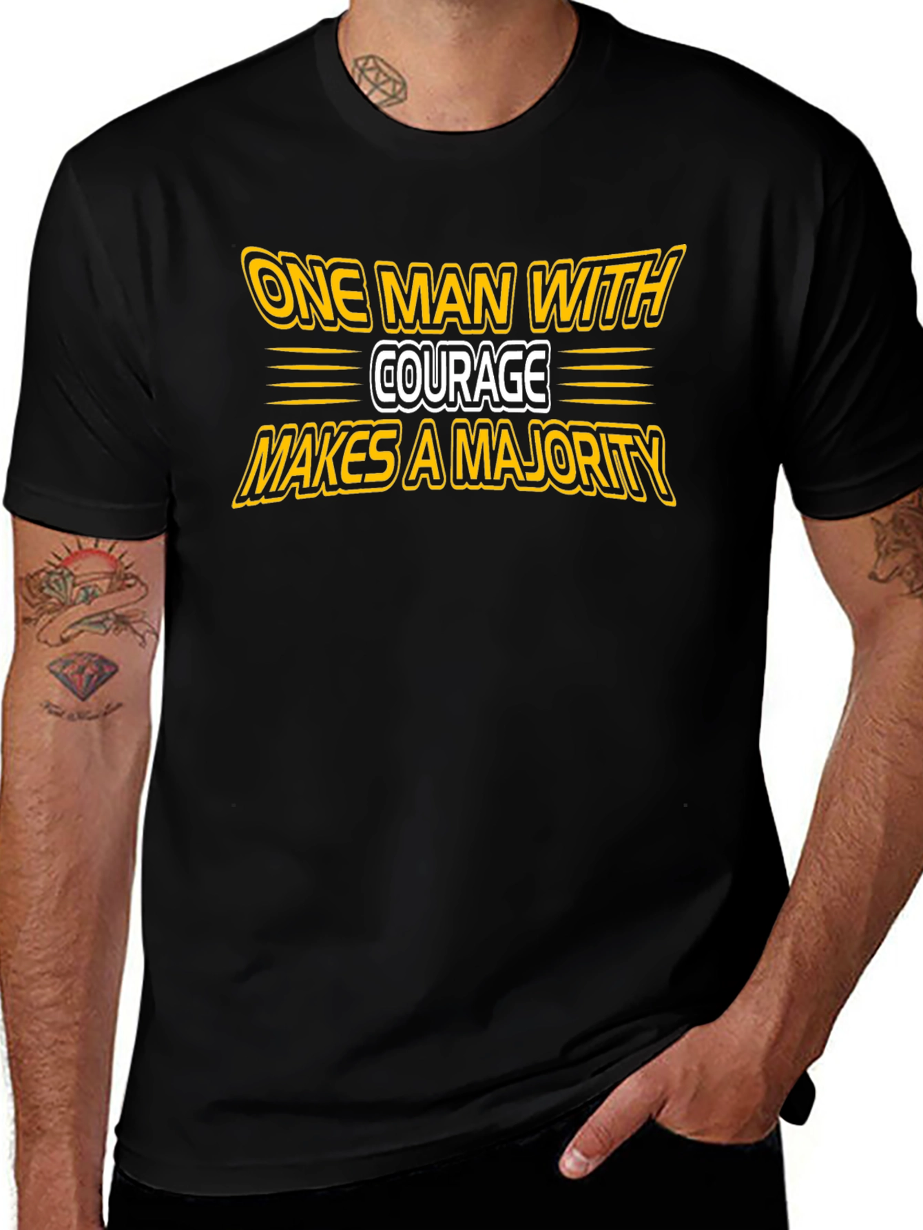 Courage Makes a Majority Graphic Tee
