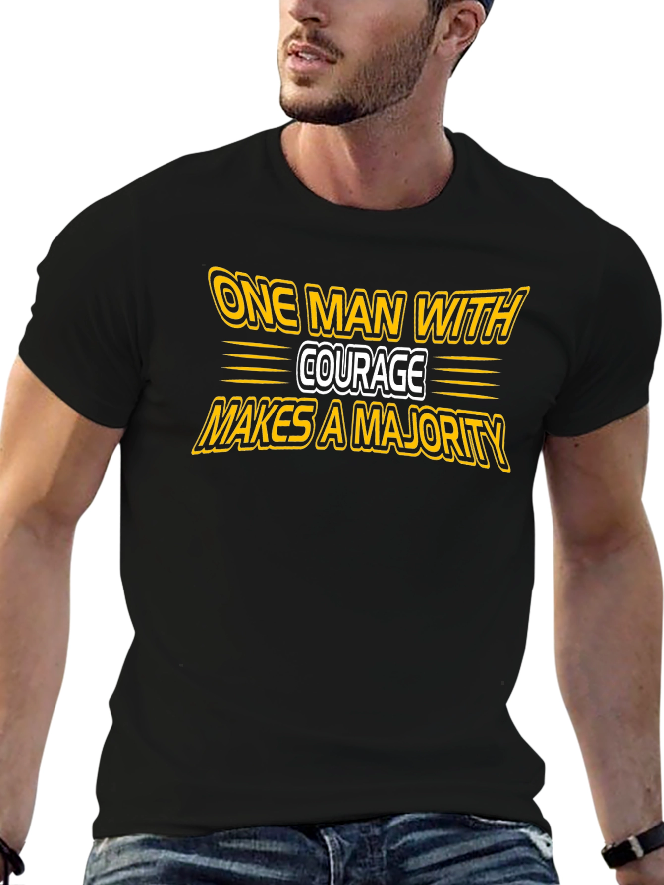 Courage Makes a Majority Graphic Tee