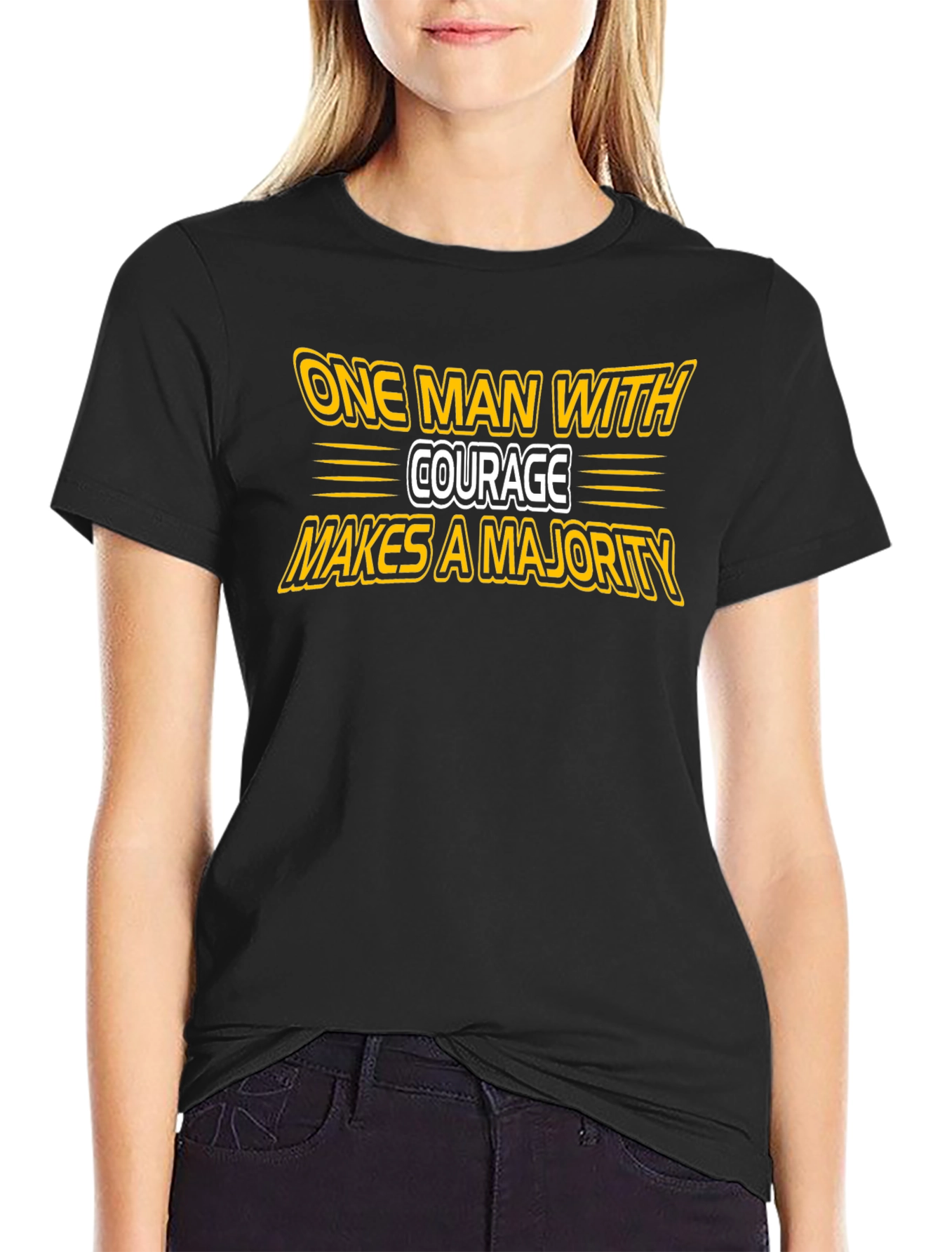 Courage Makes a Majority Graphic Tee