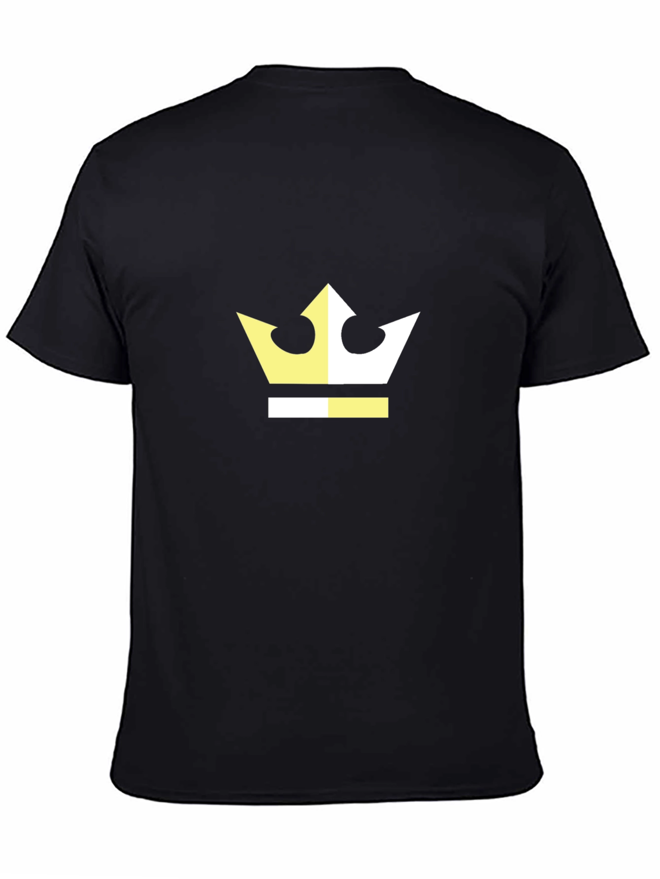 Crown Graphic Tee - Modern Black T-Shirt