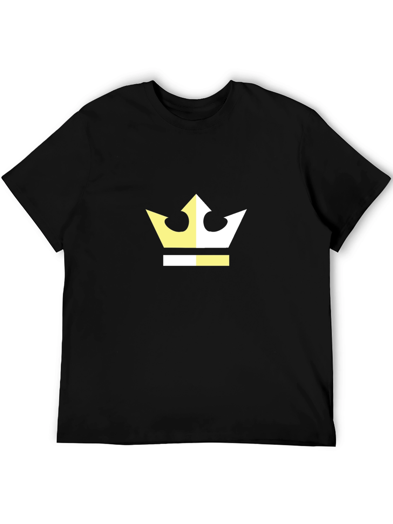 Crown Graphic Tee - Modern Black T-Shirt