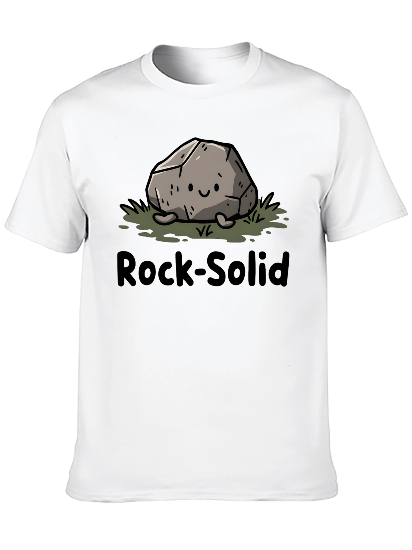 Rock-Solid Cute Graphic T-Shirt
