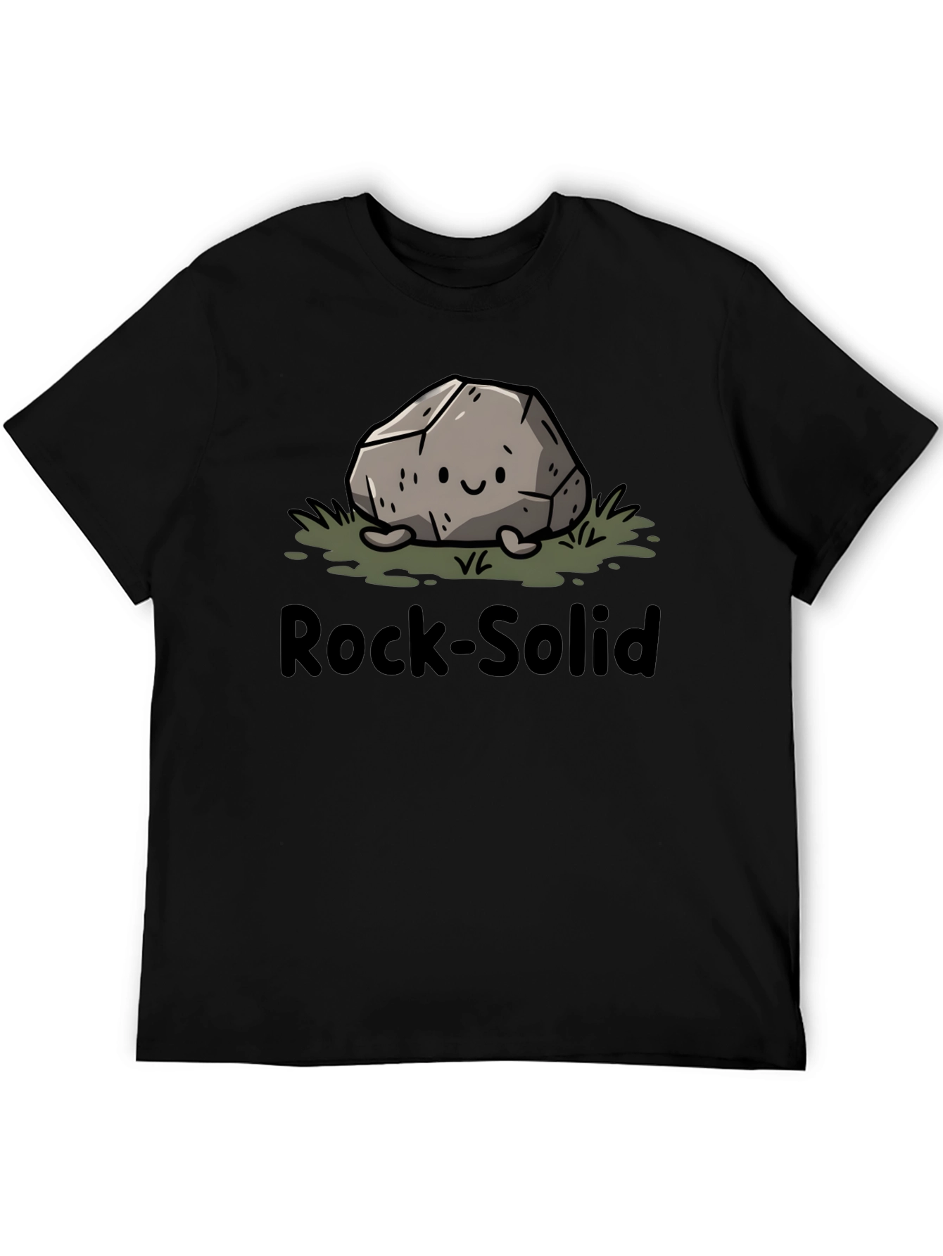 Rock-Solid Cute Graphic T-Shirt