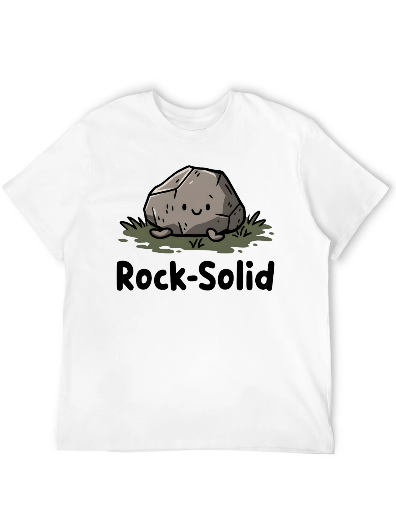 Rock-Solid Cute Graphic T-Shirt