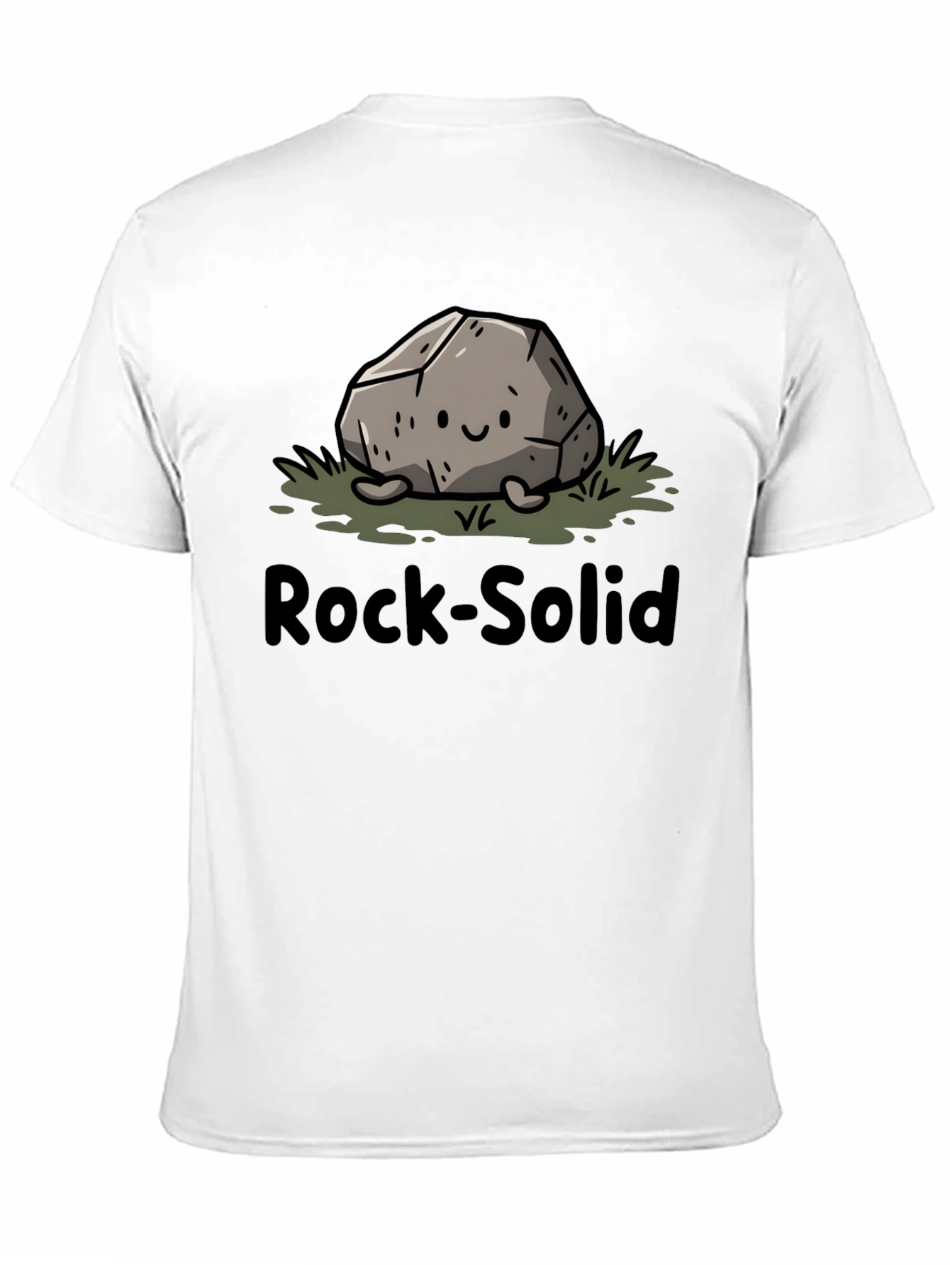 Rock-Solid Cute Graphic T-Shirt