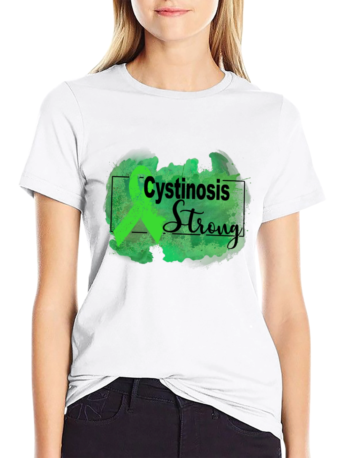 Cystinosis Strong Awareness Ribbon T-Shirt