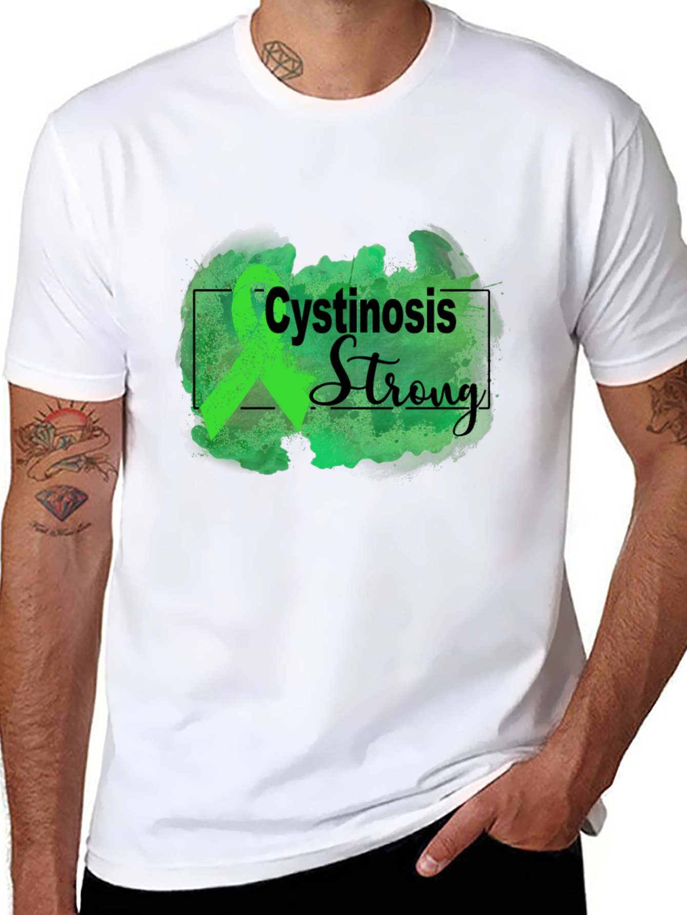 Cystinosis Strong Awareness Ribbon T-Shirt