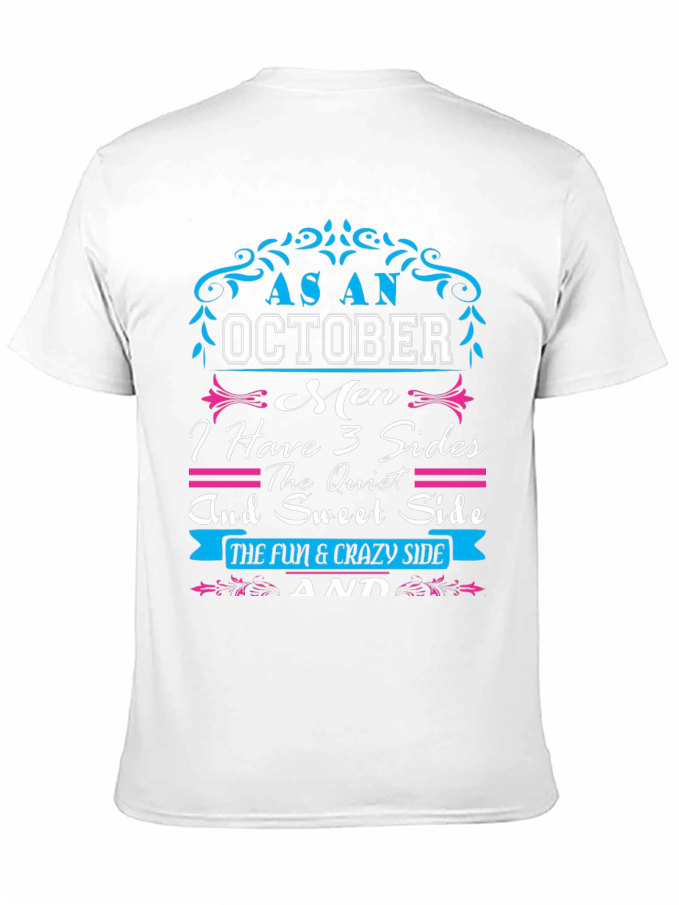 October Men 3 Sides T-Shirt