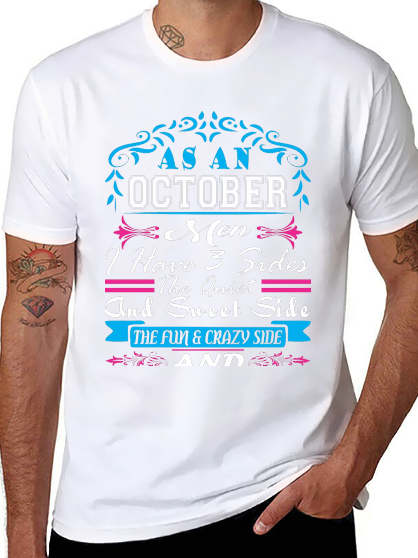 October Men 3 Sides T-Shirt