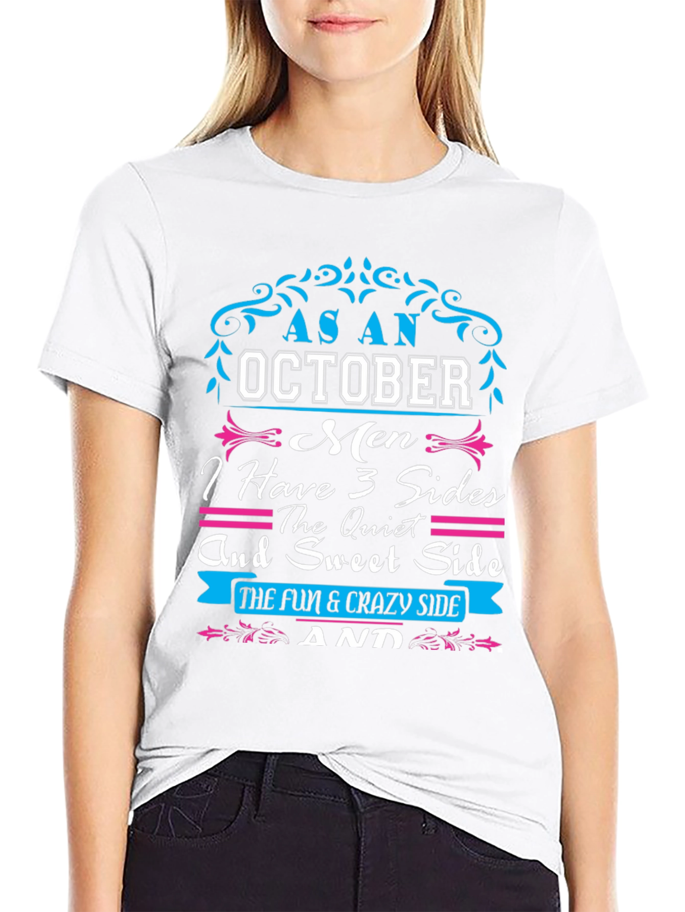October Men 3 Sides T-Shirt