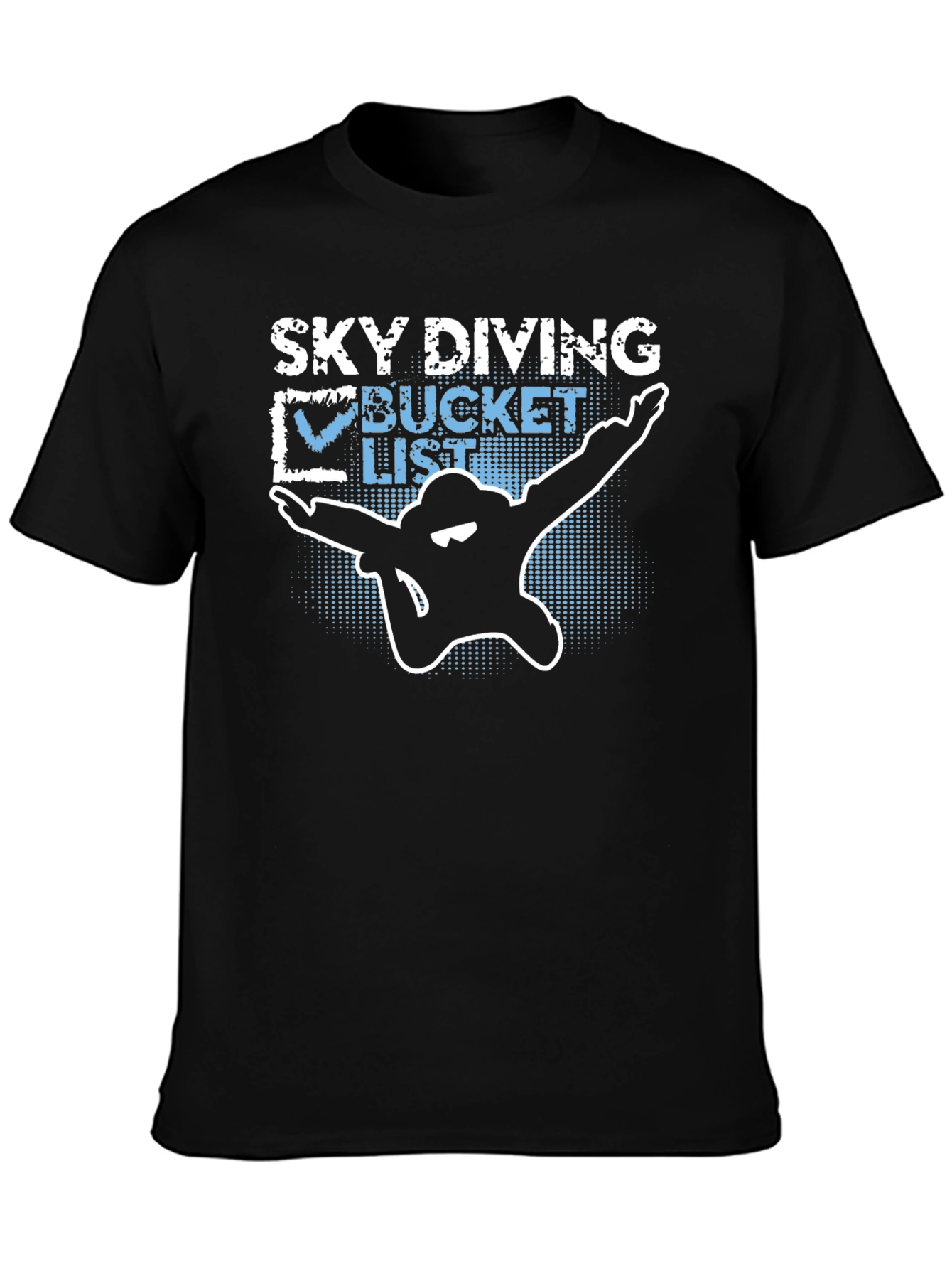 Skydiving Bucket List Graphic T-Shirt