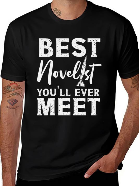 Best Novelist T-Shirt - Writer Gift
