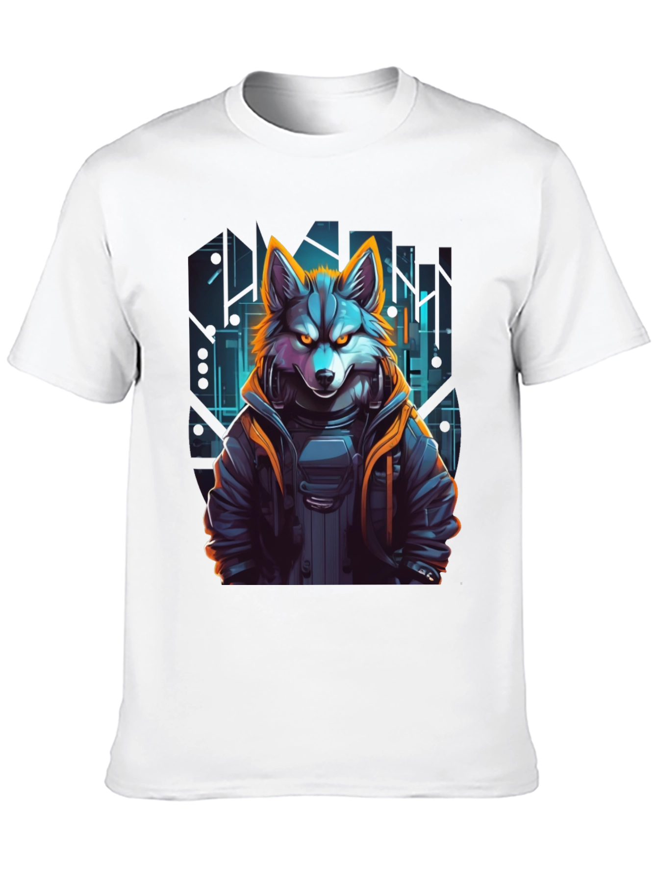 Cyberpunk Wolf T-Shirt