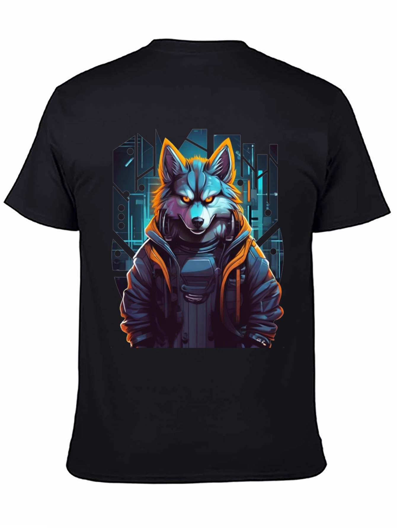 Cyberpunk Wolf T-Shirt