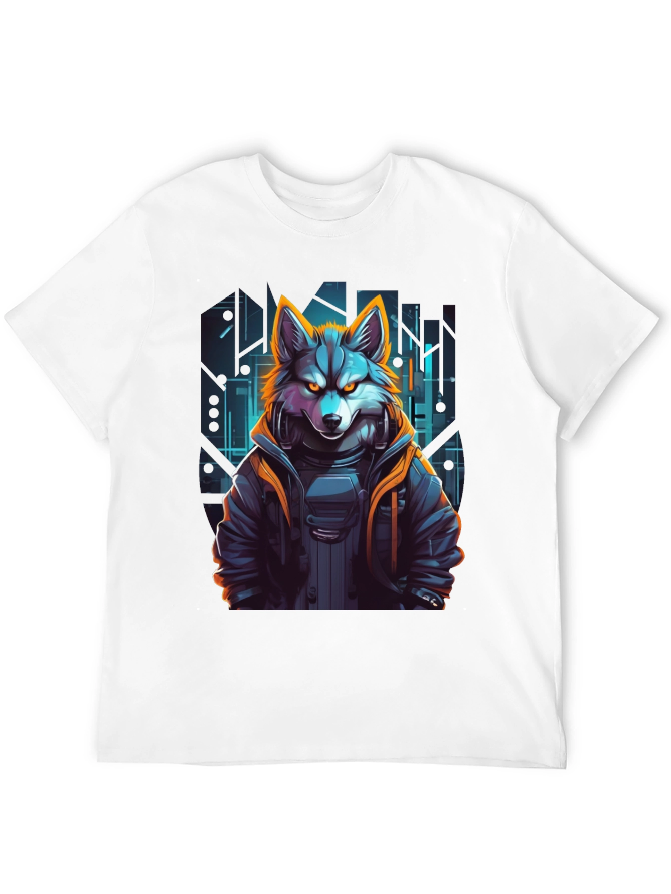 Cyberpunk Wolf T-Shirt