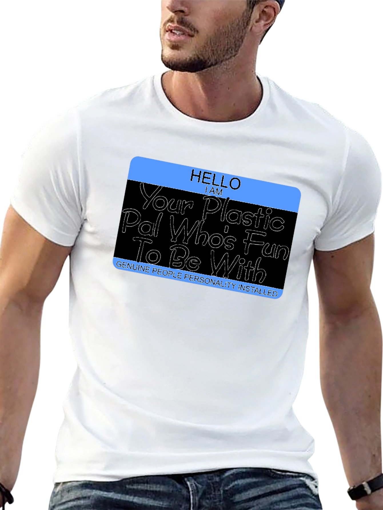 Funny Hello I am Your Plastic Pal Novelty T-Shirt