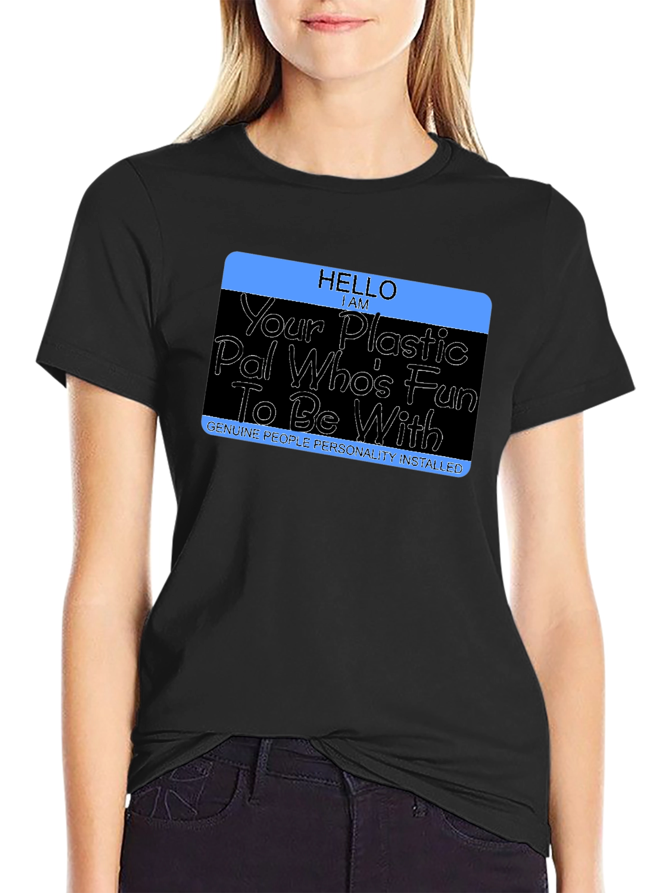 Funny Hello I am Your Plastic Pal Novelty T-Shirt