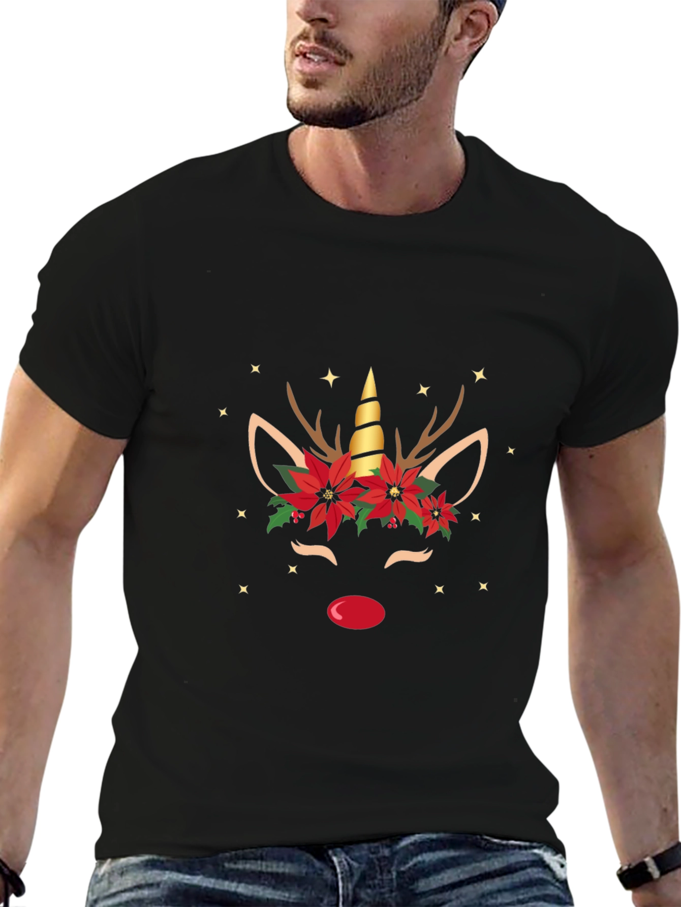 Unicorn Christmas Graphic Tee