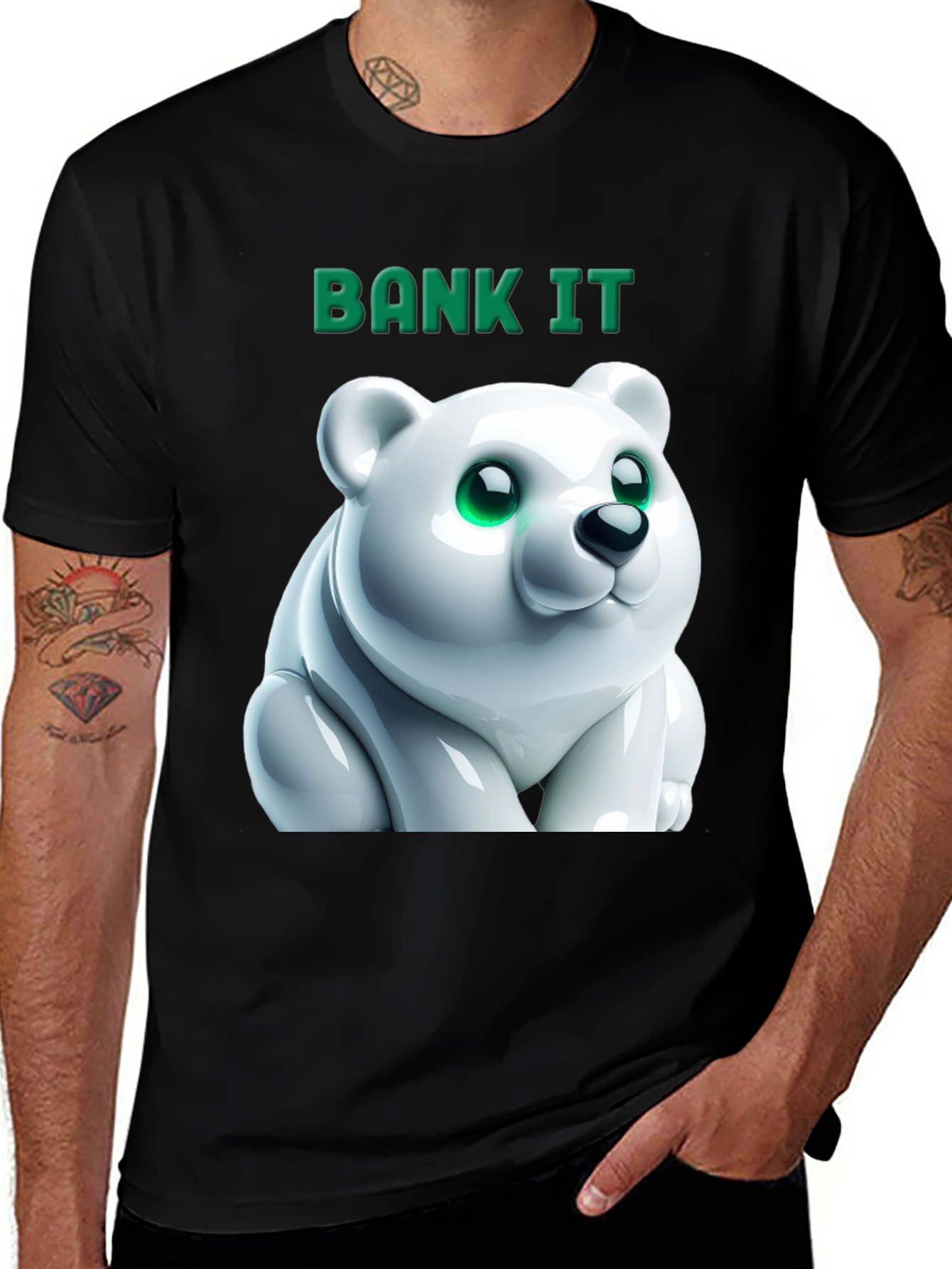 Bank It Polar Bear Graphic Tee