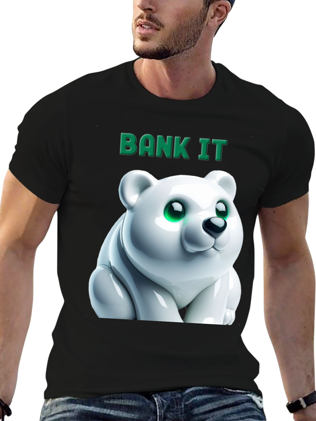Bank It Polar Bear Graphic Tee