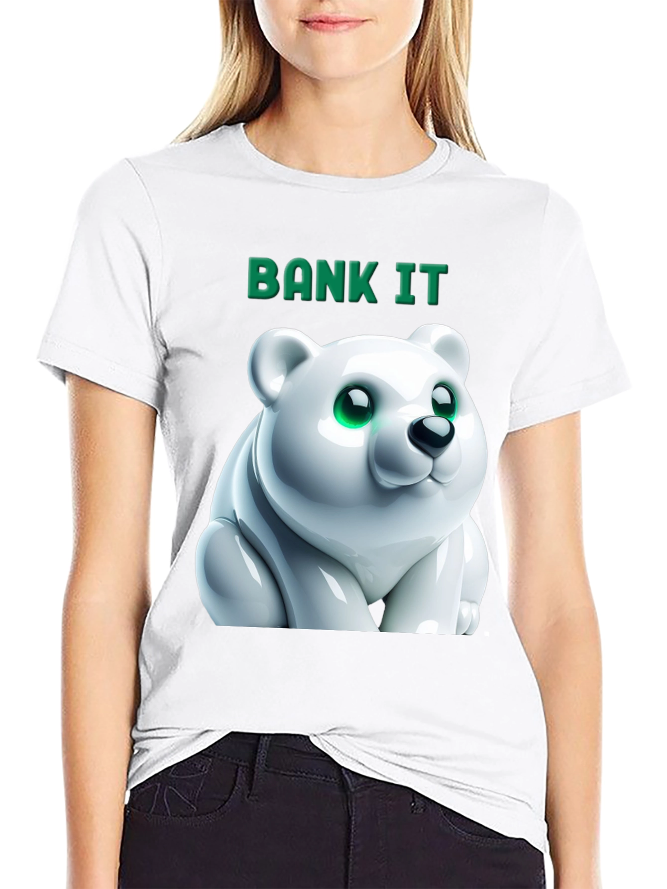 Bank It Polar Bear Graphic Tee