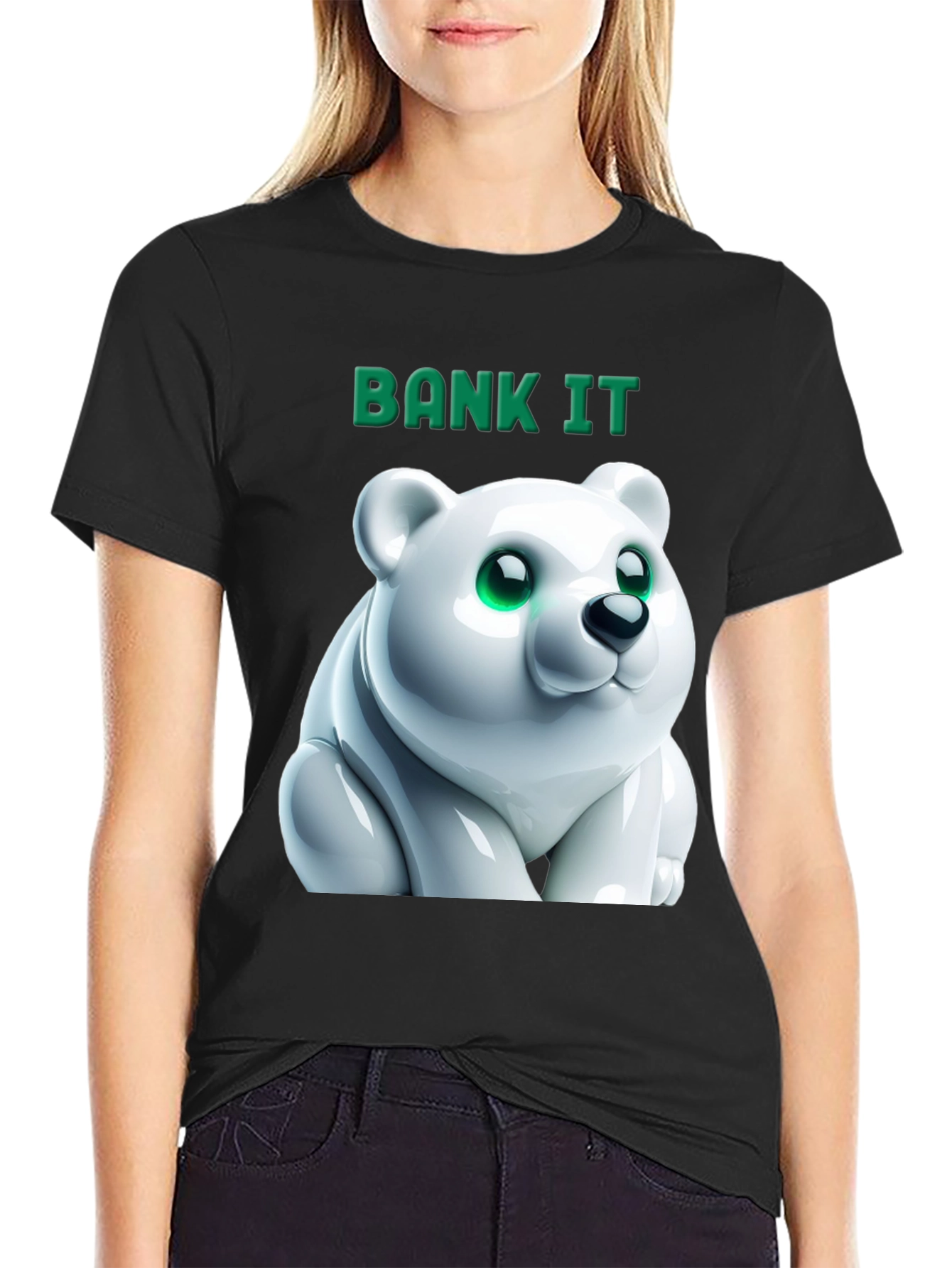 Bank It Polar Bear Graphic Tee