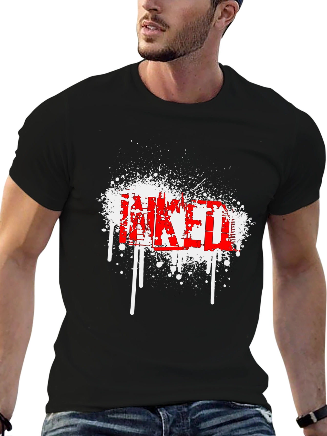 Inked Graphic T-Shirt - Edgy Style