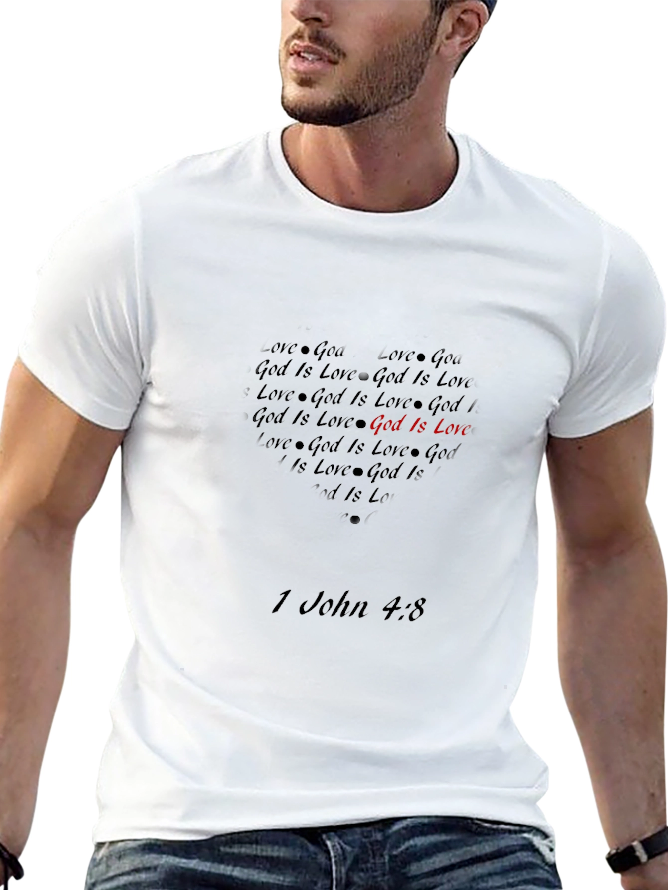 God Is Love T-Shirt Religious Tee