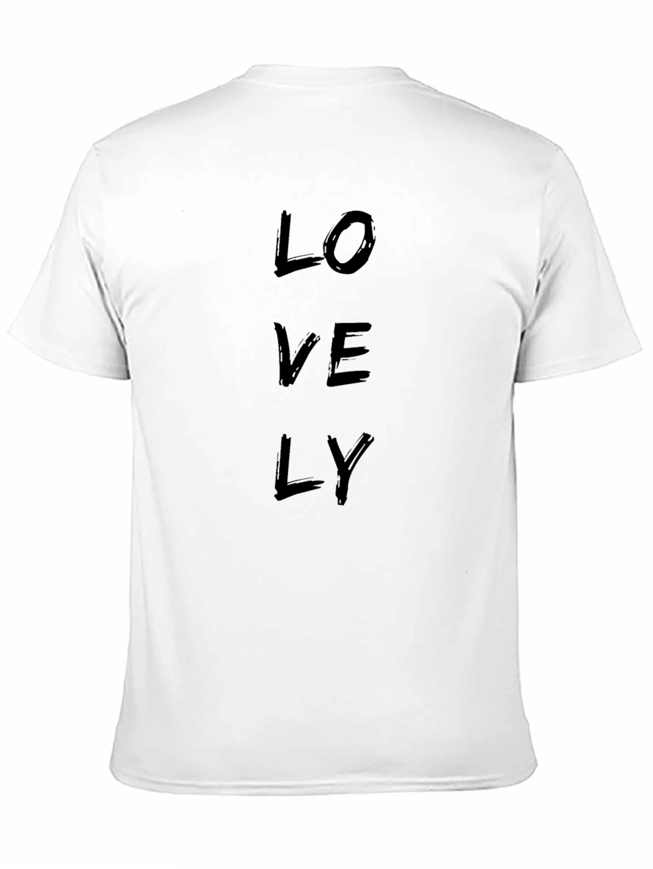 Lovely Graphic Print Black T-Shirt