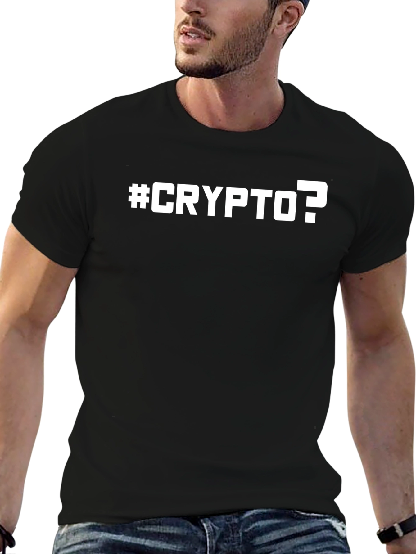 Crypto Question Black T-Shirt