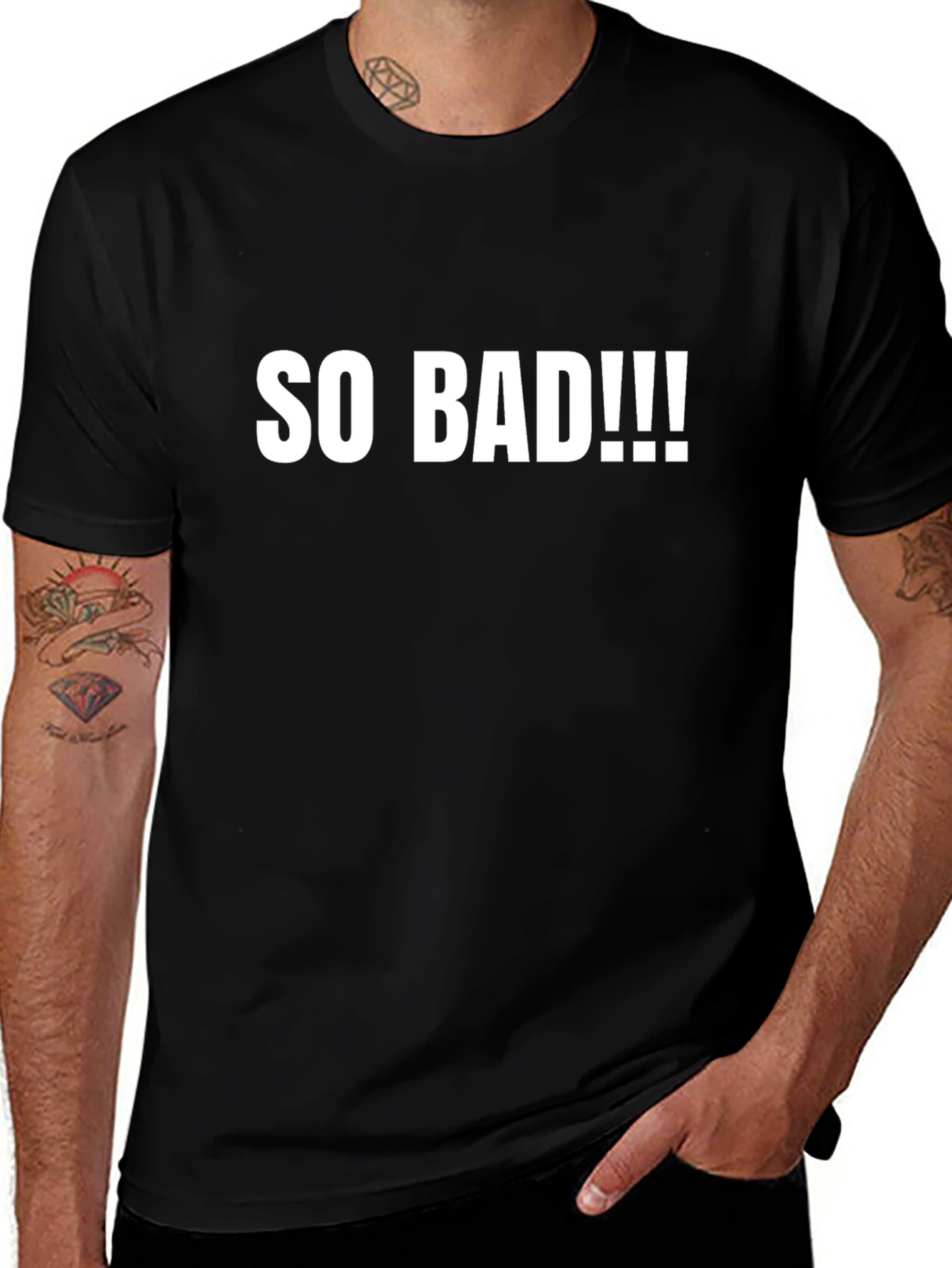 So Bad!!! Graphic Tee - Bold Statement T-Shirt