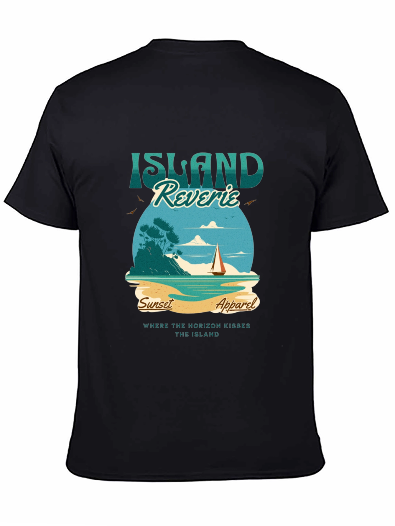 Island Reverie Graphic Tee - Sunset Apparel