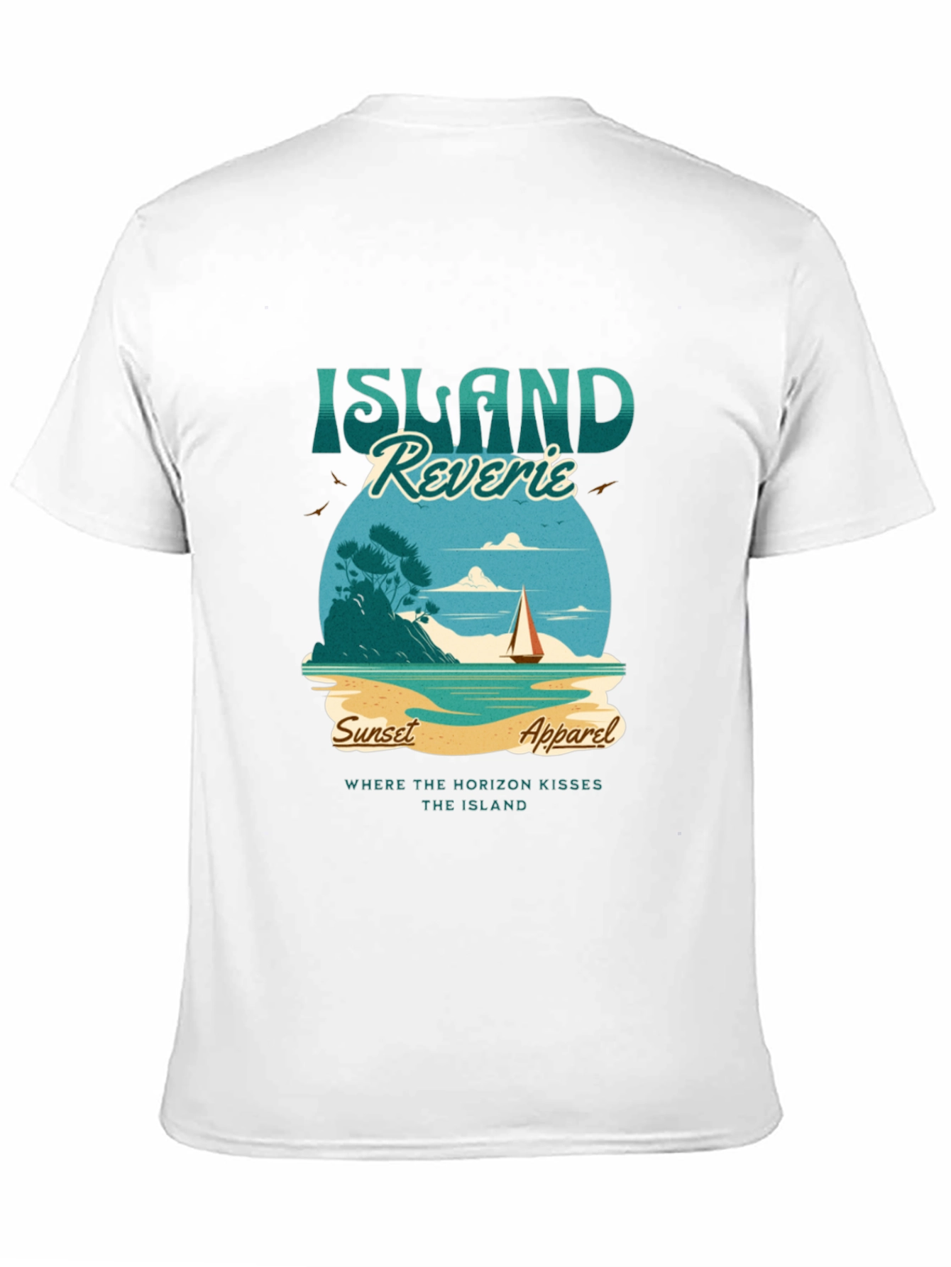 Island Reverie Graphic Tee - Sunset Apparel