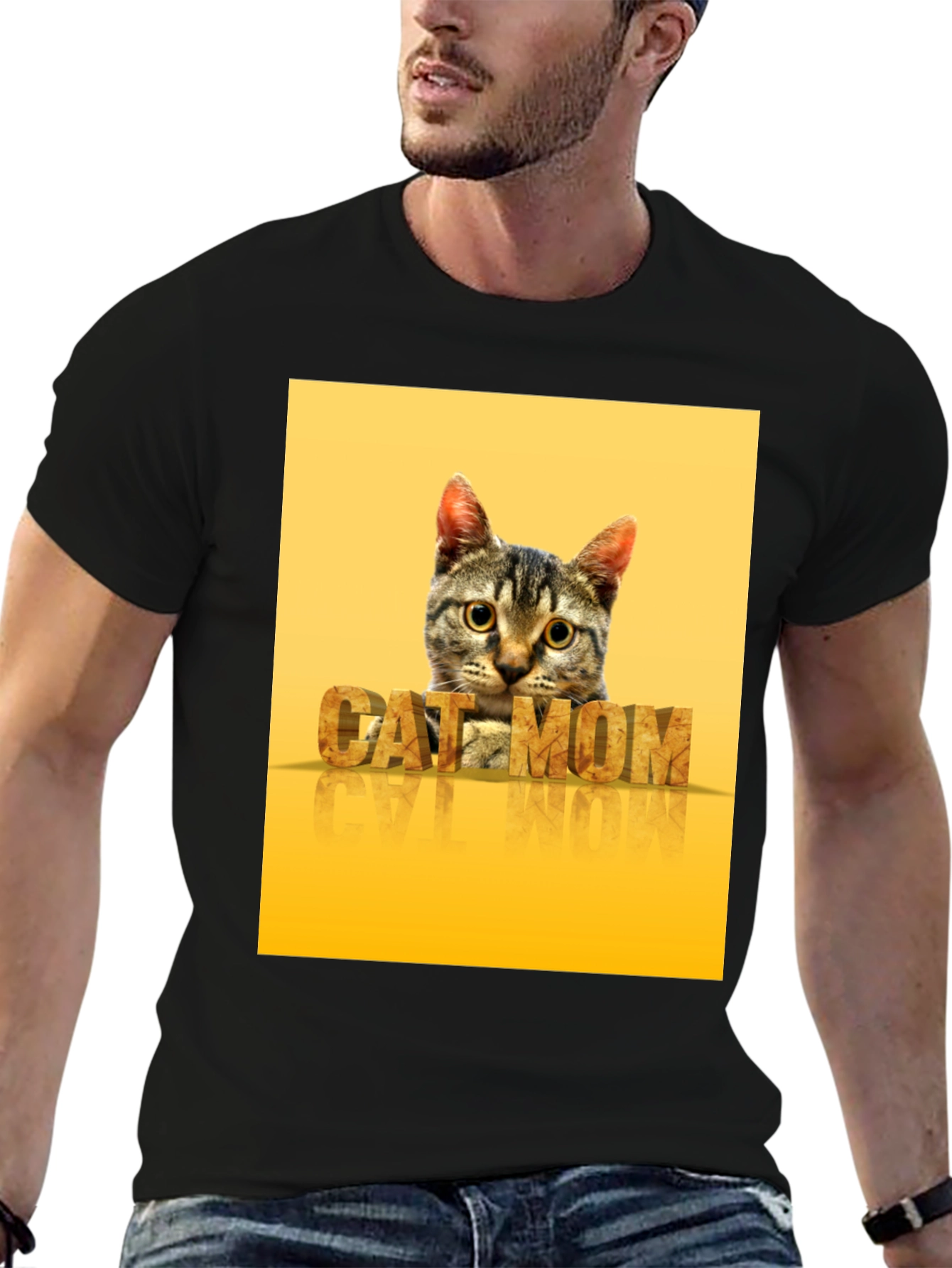 Cat Mom Graphic T-Shirt - Stylish Pet Lover Tee