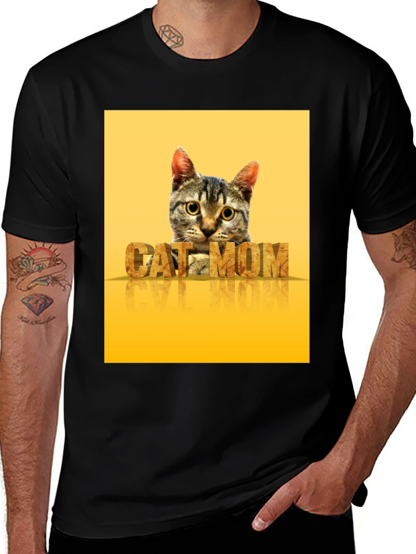 Cat Mom Graphic T-Shirt - Stylish Pet Lover Tee