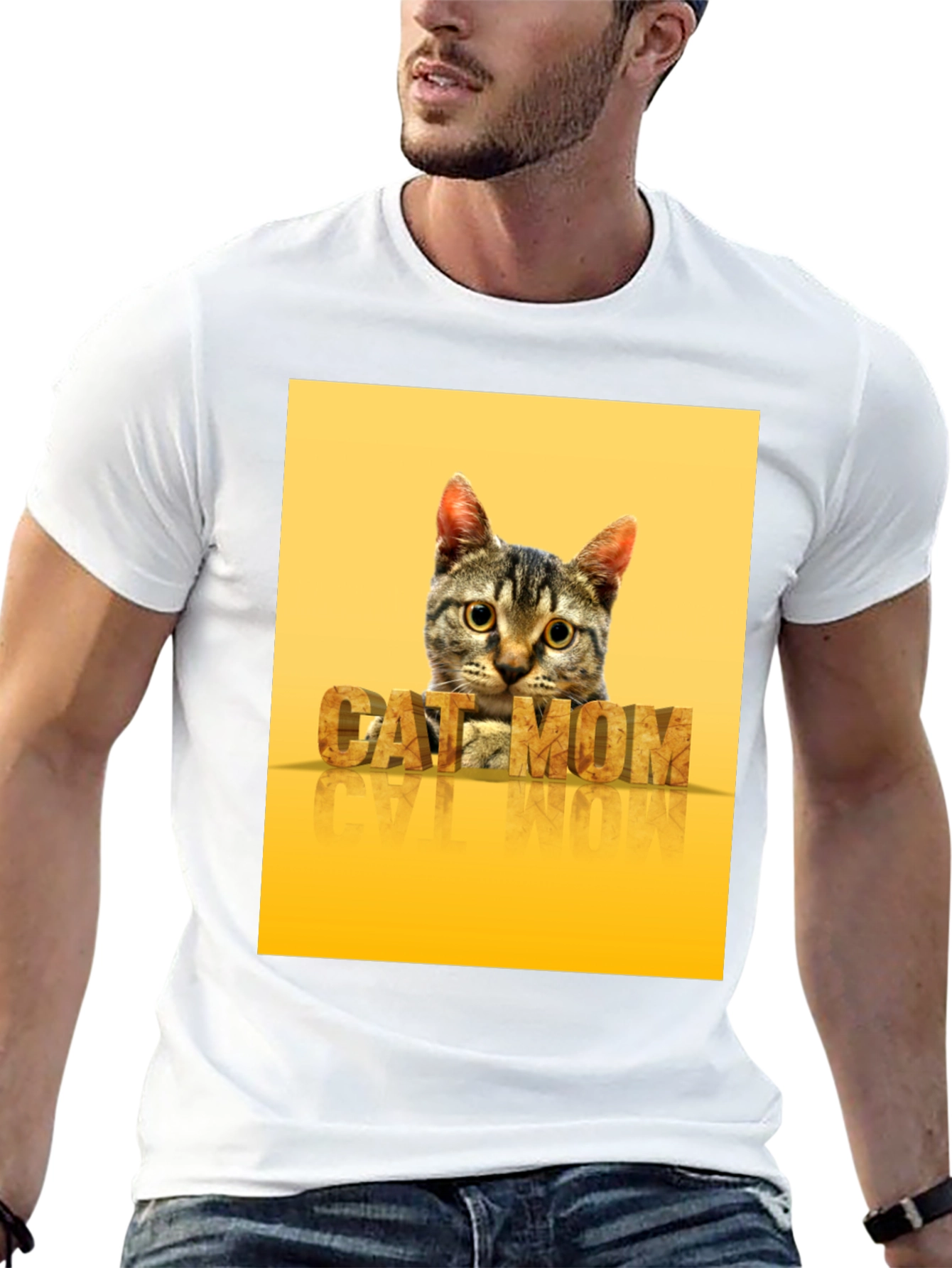 Cat Mom Graphic T-Shirt - Stylish Pet Lover Tee
