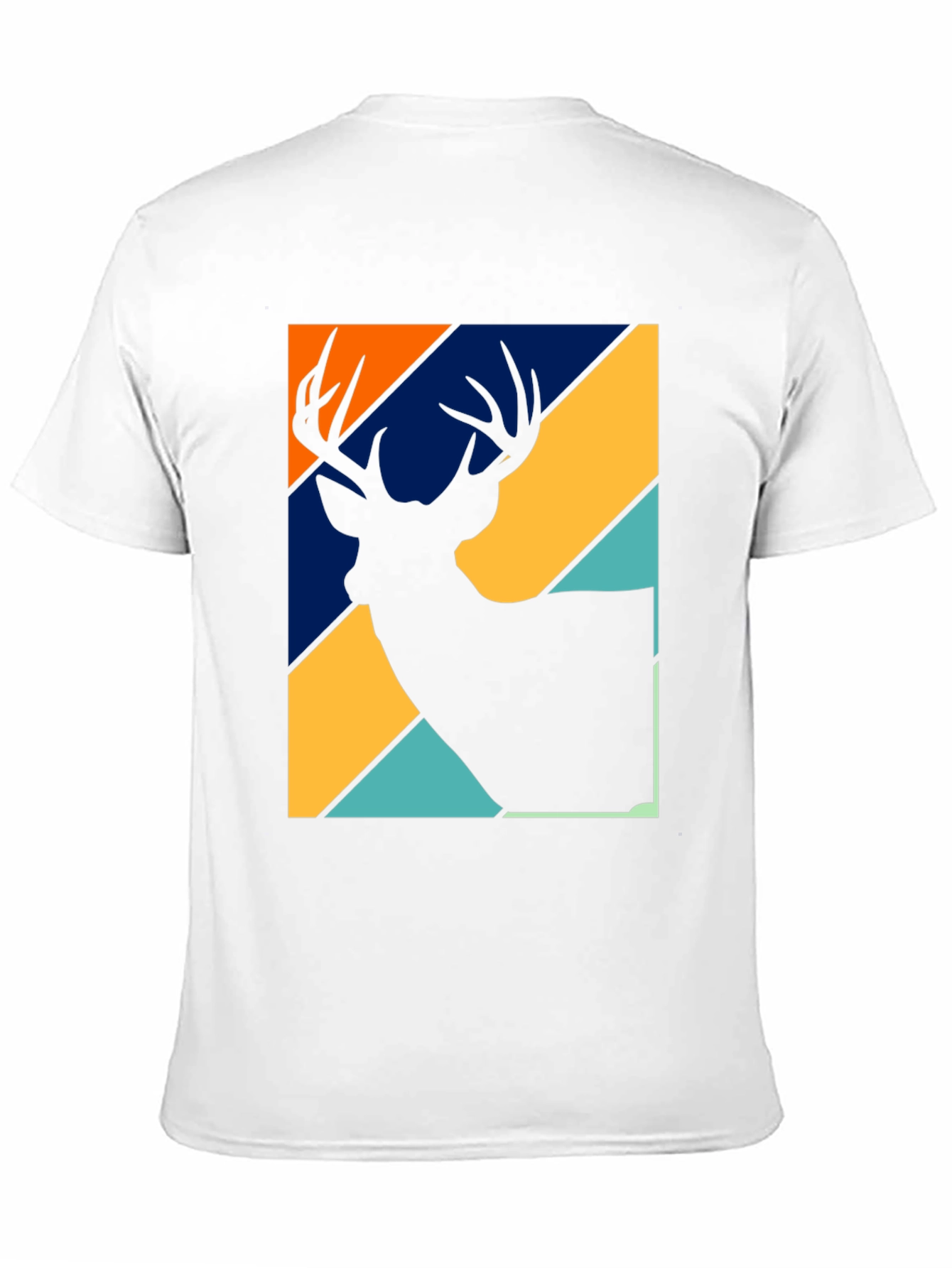 Retro Deer Silhouette Graphic Tee