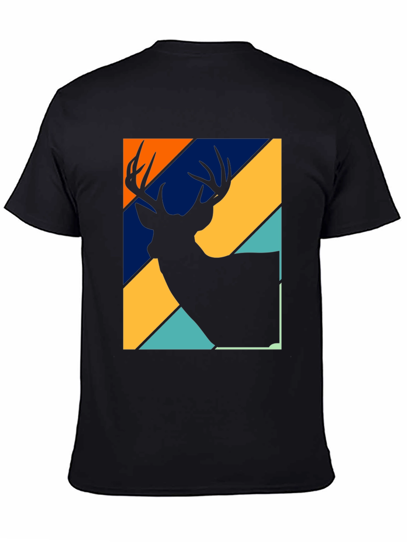 Retro Deer Silhouette Graphic Tee