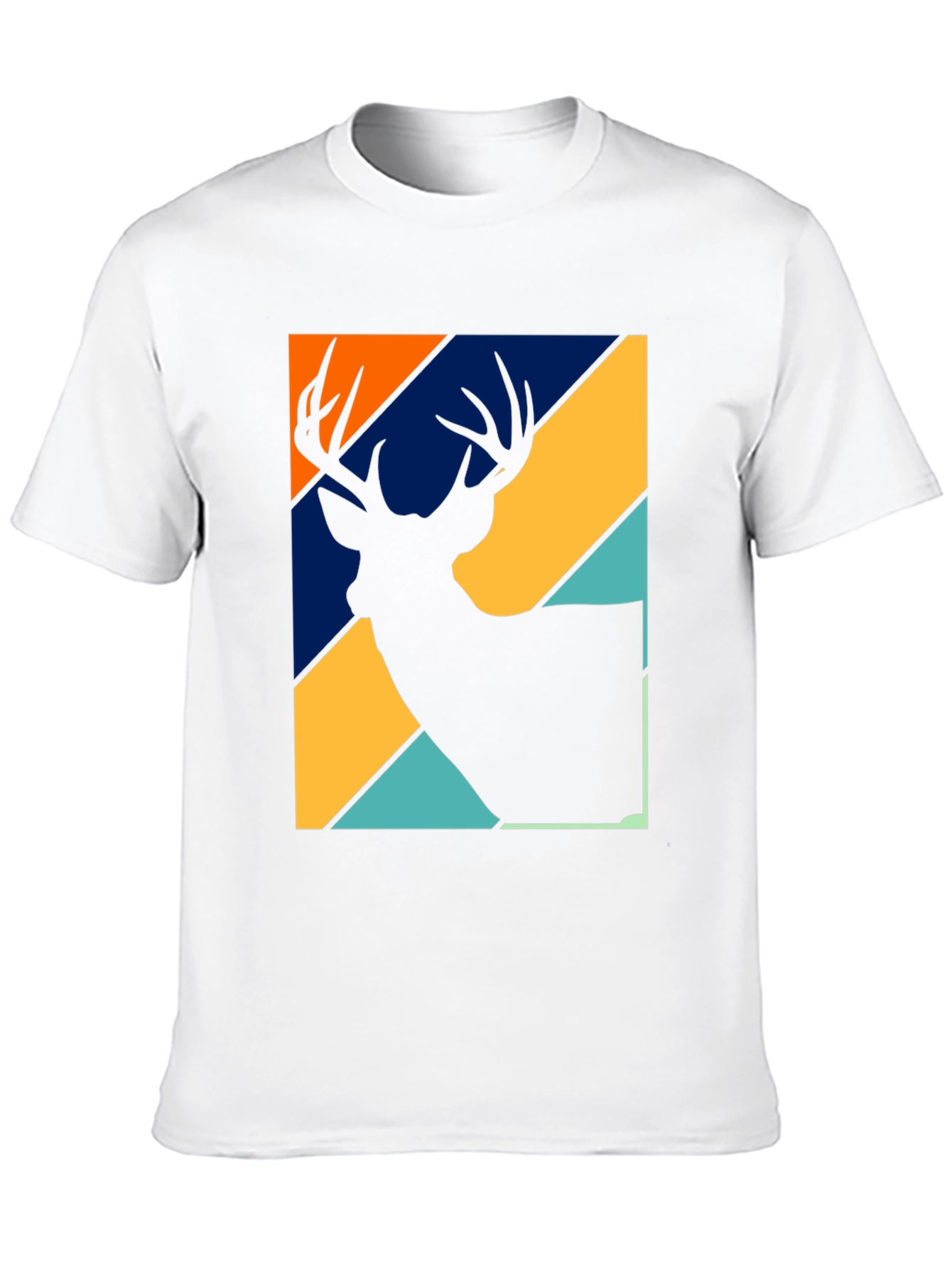 Retro Deer Silhouette Graphic Tee