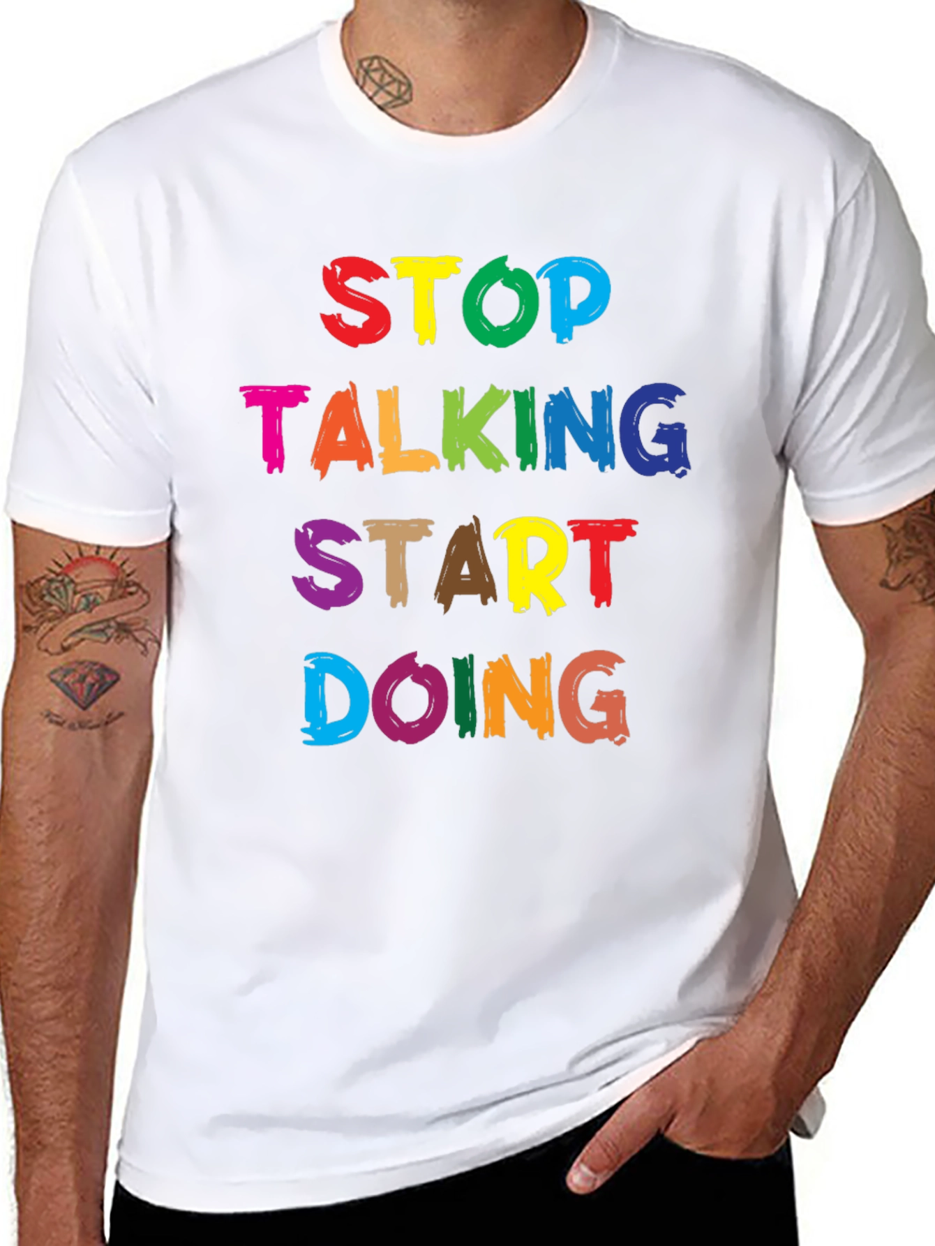 Stop Talking Start Doing Graphic Tee
