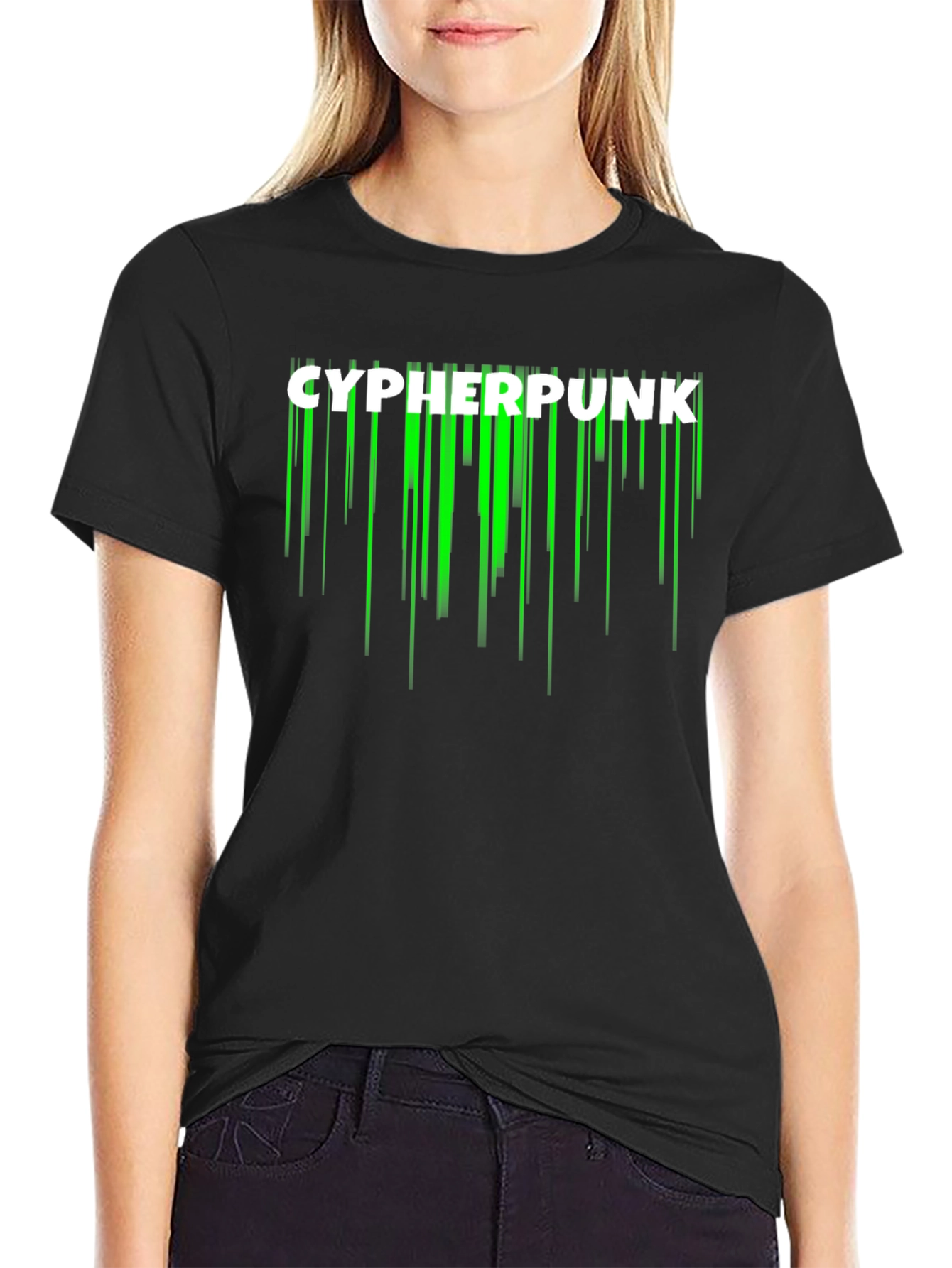 Cyberpunk Graphic Tee - Black
