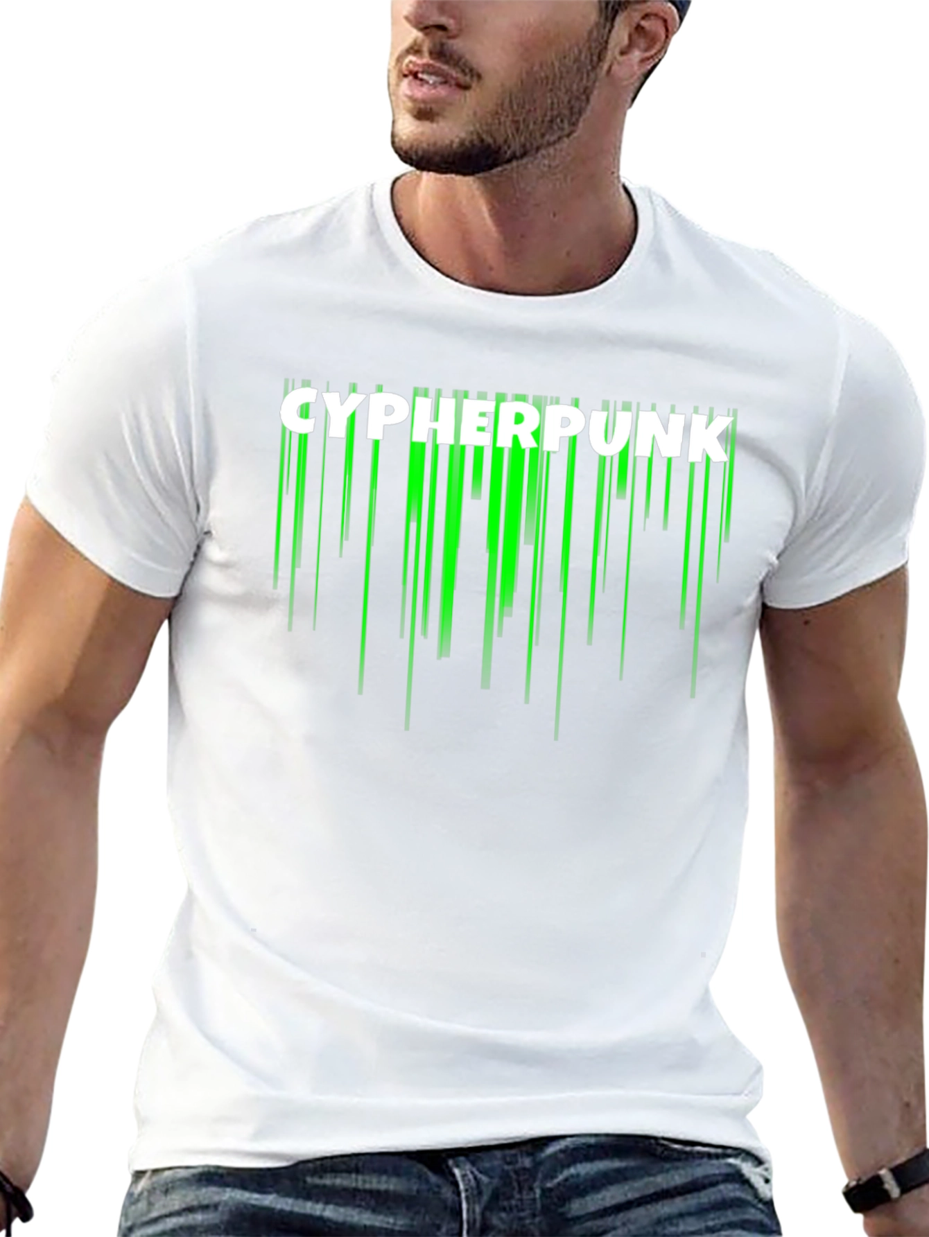 Cyberpunk Graphic Tee - Black