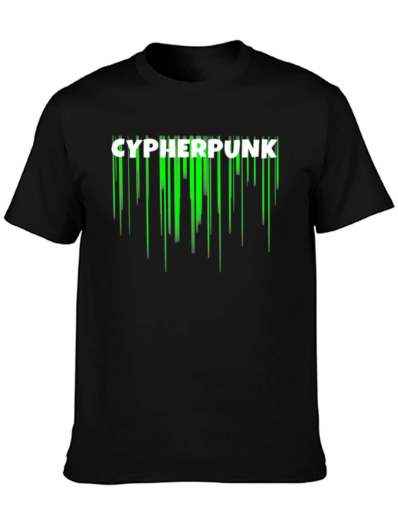 Cyberpunk Graphic Tee - Black